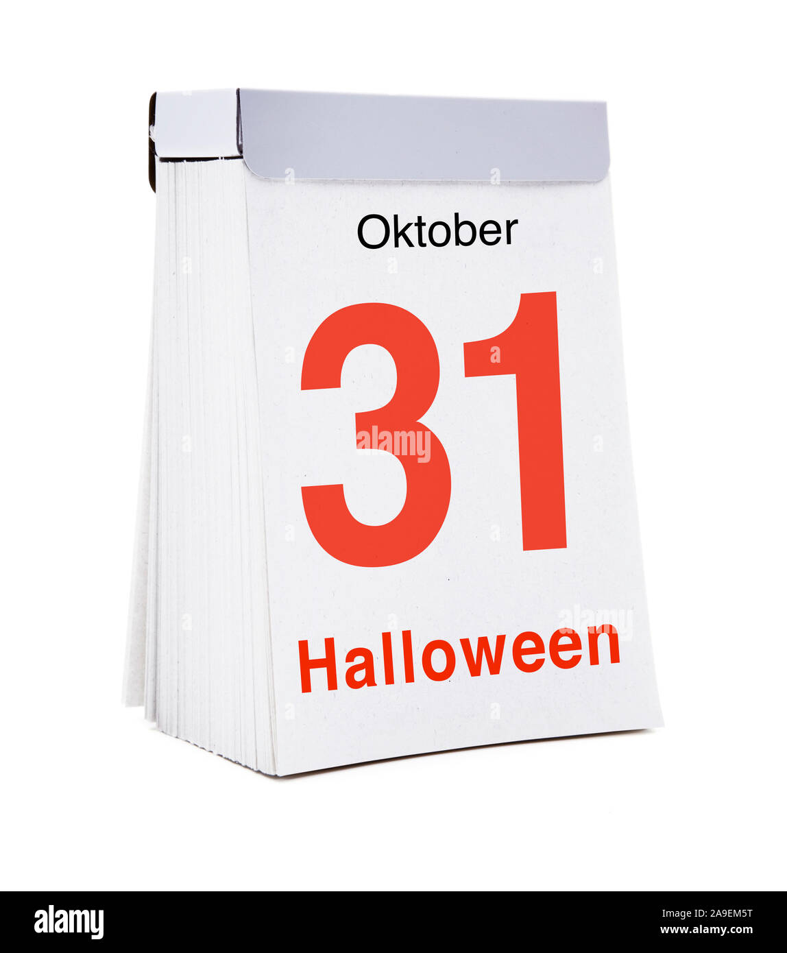 Calendario di Halloween Foto Stock