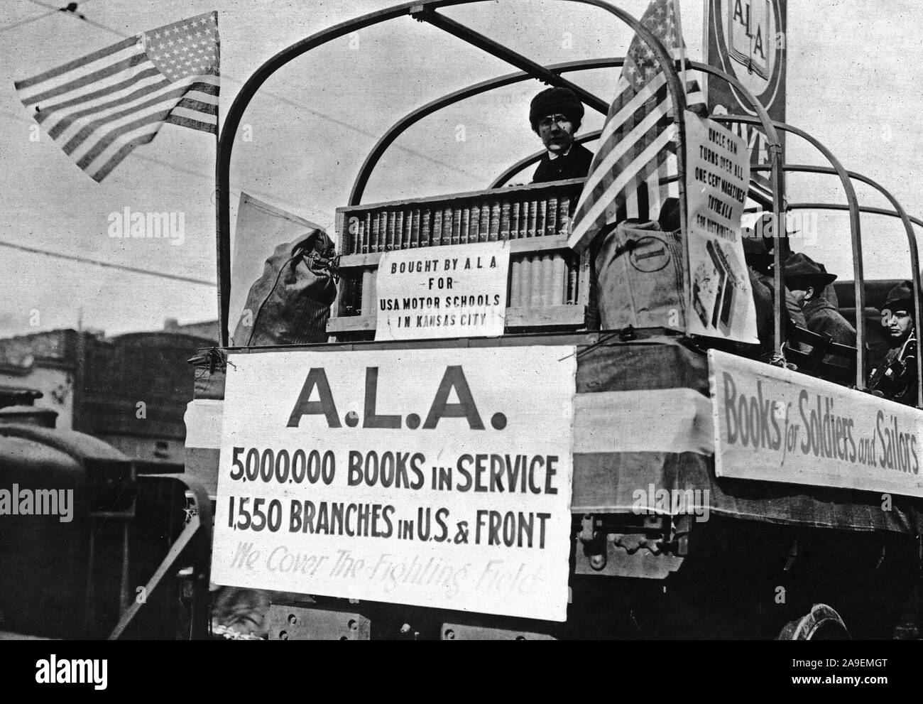 American Library Association - Campagne - Regno guerra campagna di lavoro per libri, Kansas City, MO Foto Stock