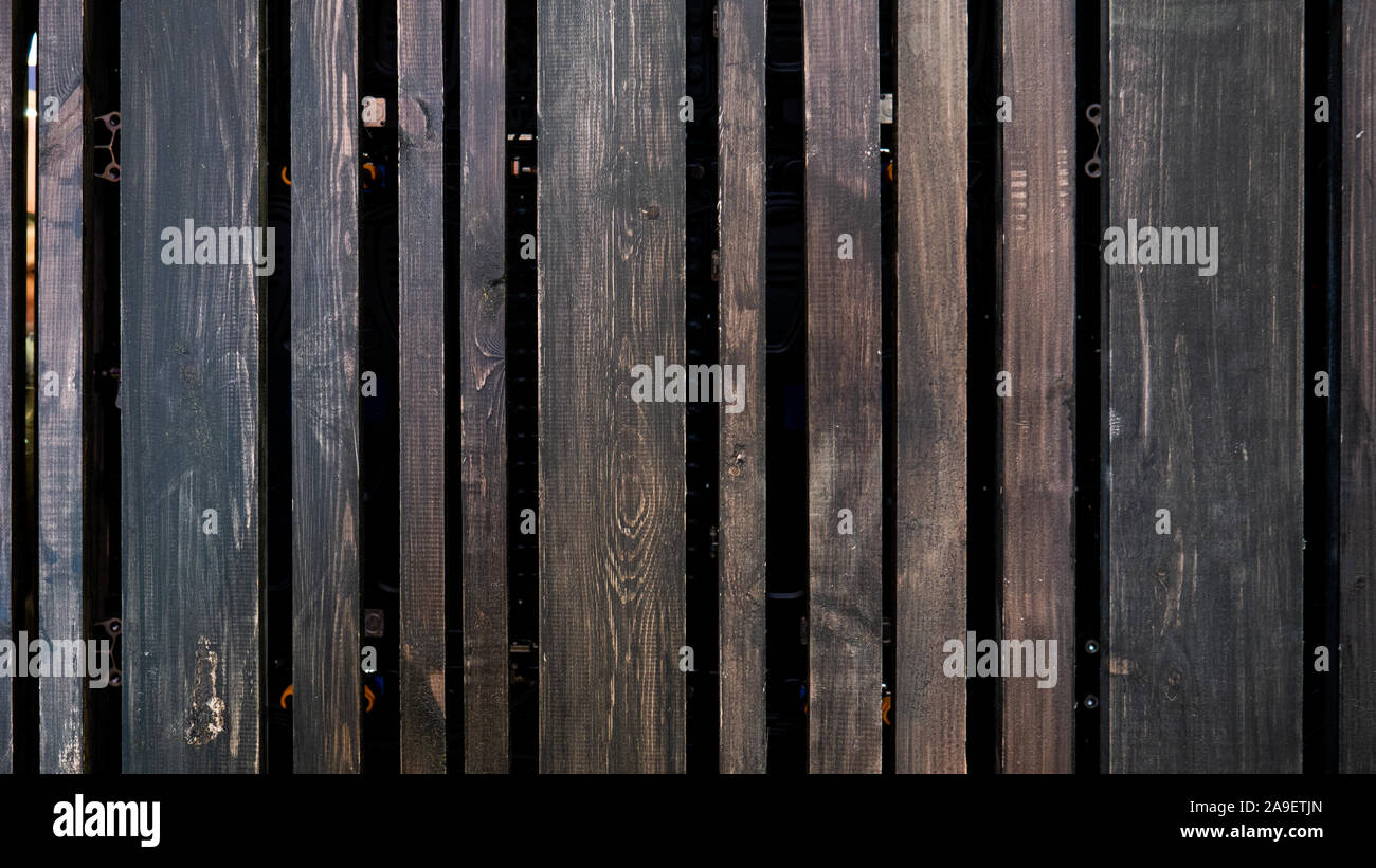 Texture legno copertura elettronica di lavoro. Foto Stock