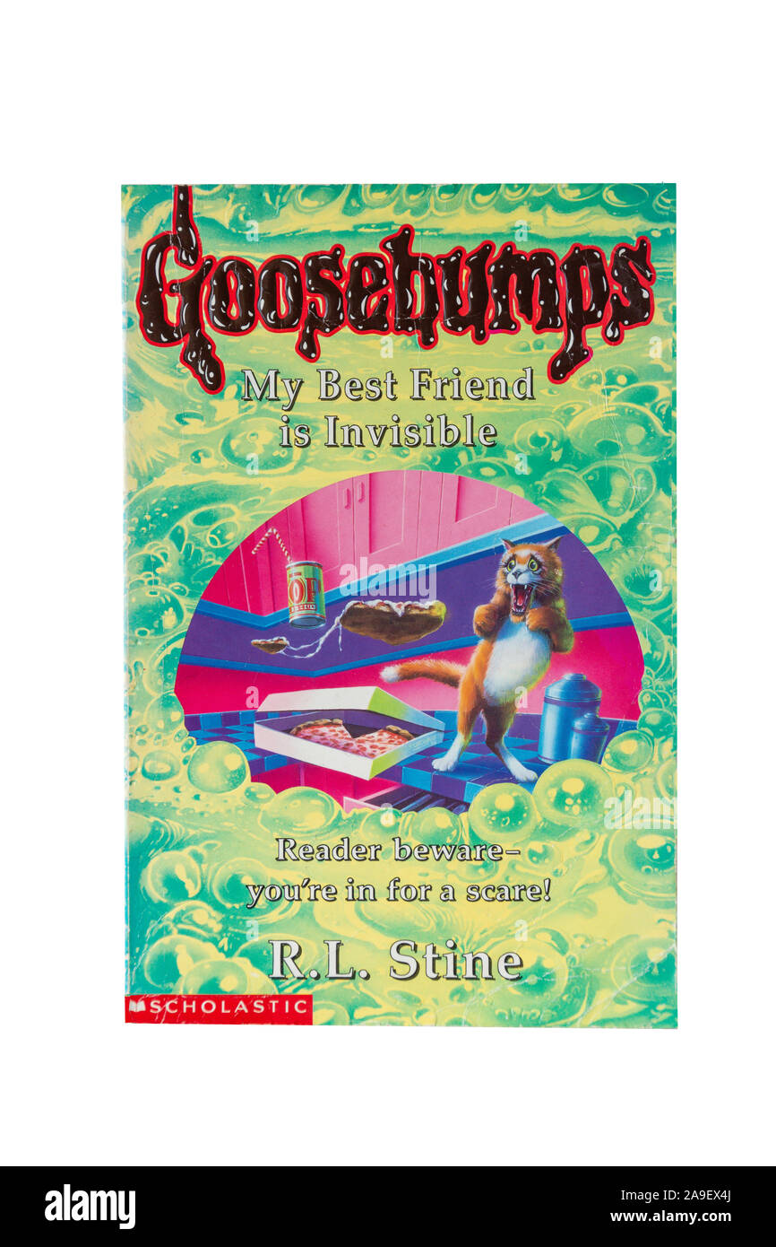 "Goosebumps' il mio migliore amico è invisibile libro per bambini da R.L.Steine, Greater London, England, Regno Unito Foto Stock