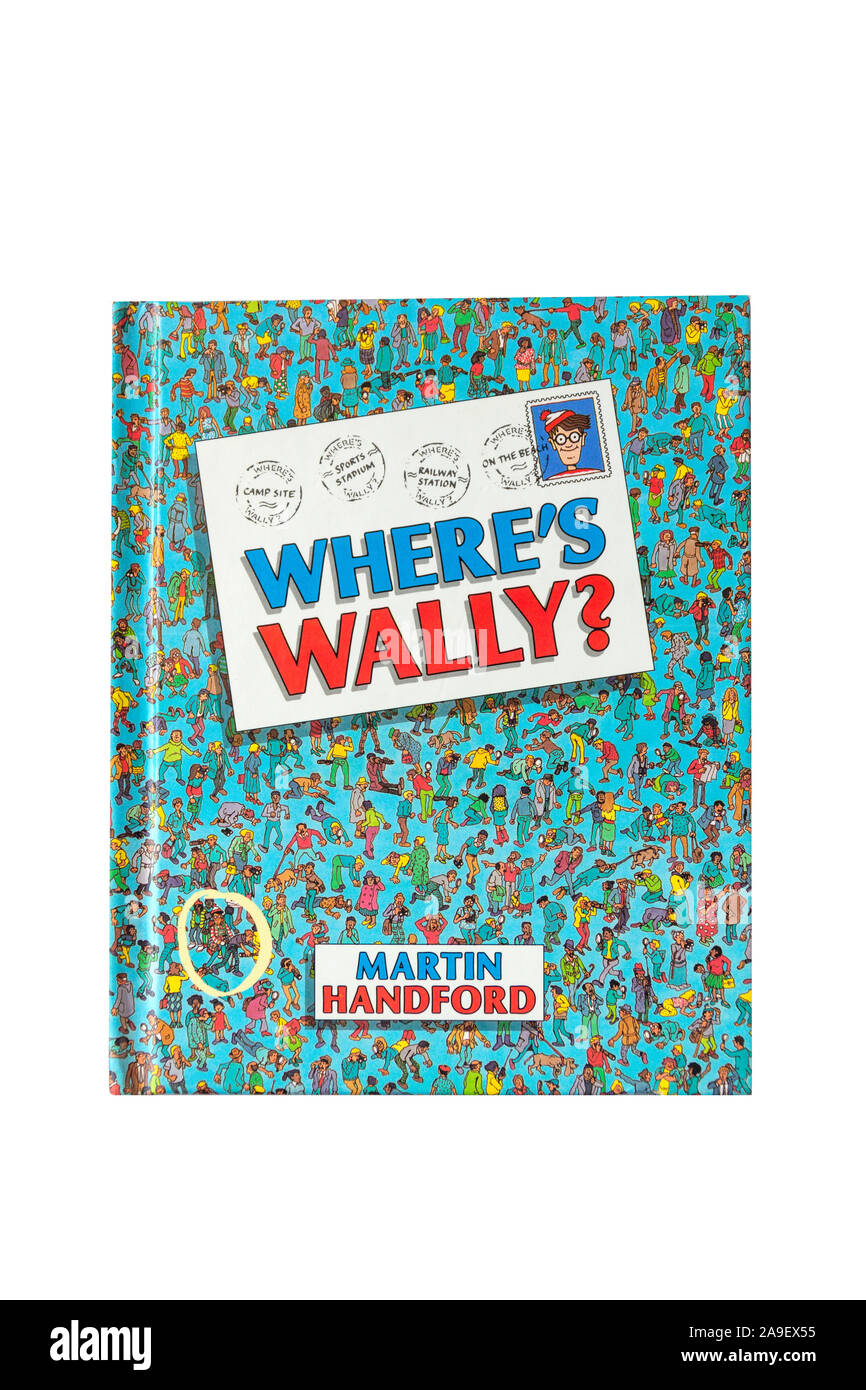 Dove la Wally? Libro dei bambini da Martin Handford, Greater London, England, Regno Unito Foto Stock