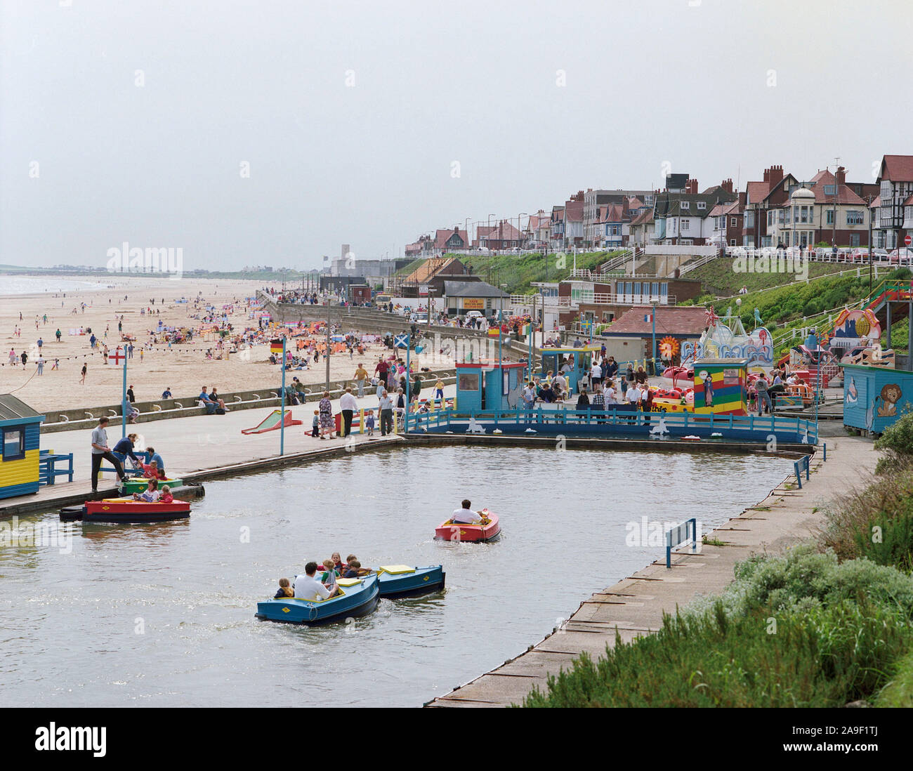 1993 Bridlington, holiday resort, Yorkshire East Coast, nell'Inghilterra del Nord, Regno Unito Foto Stock