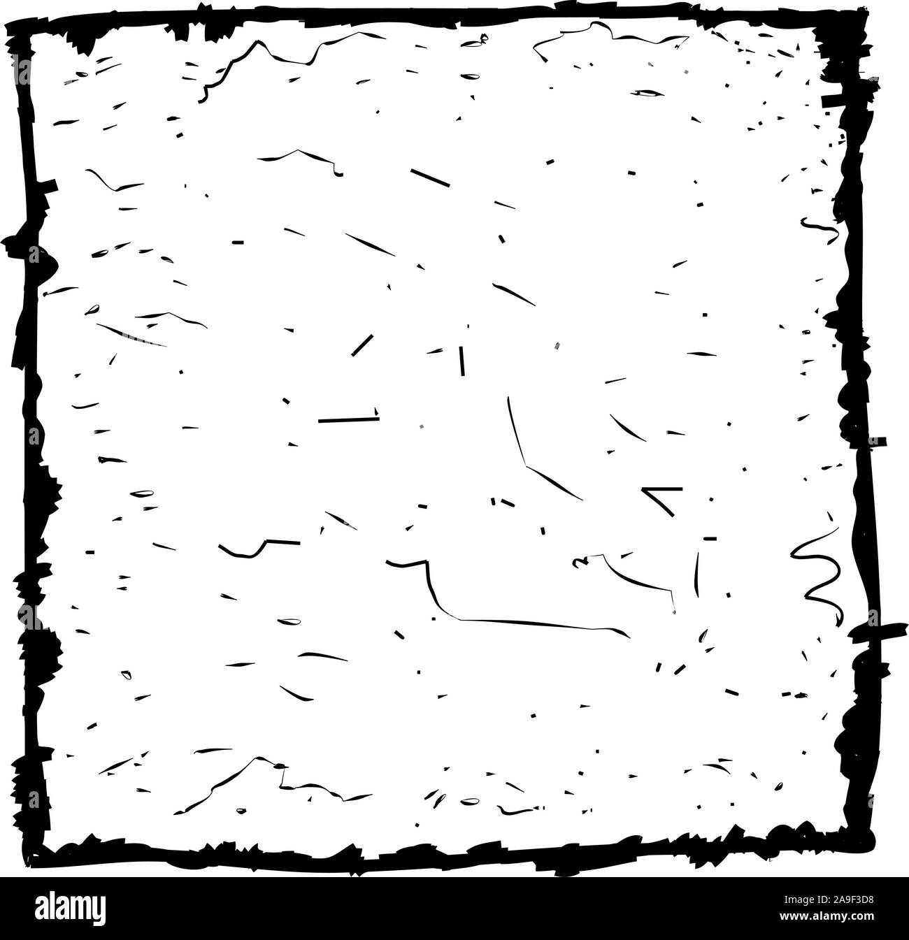 Il bianco e il nero grange sfondo. Sfondo Vintage per decorazione design. Illustrazione astratta. Polvere, confuso Illustrazione Vettoriale