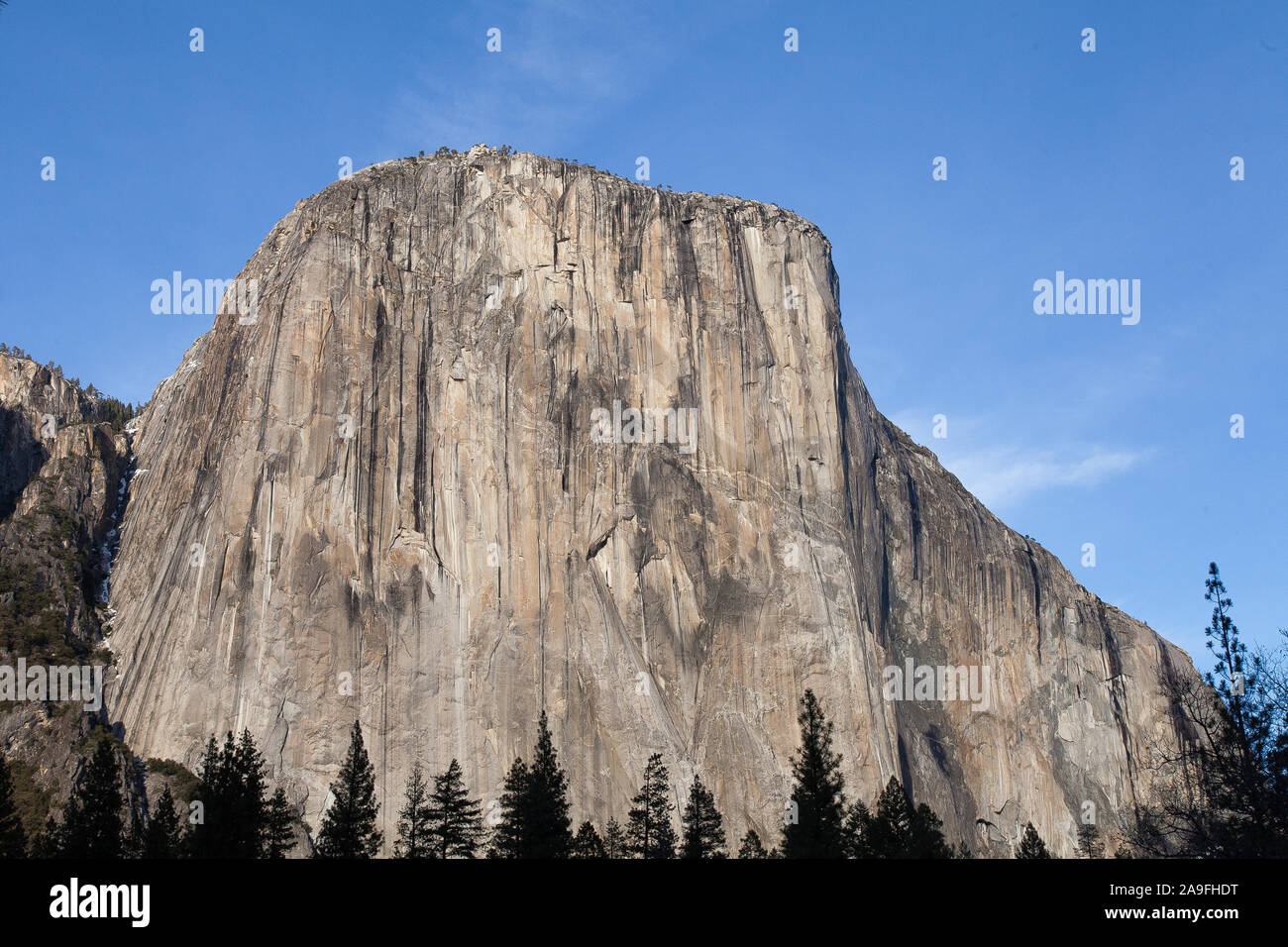 El Capitan, del Parco Nazionale Yosemite in California Foto Stock