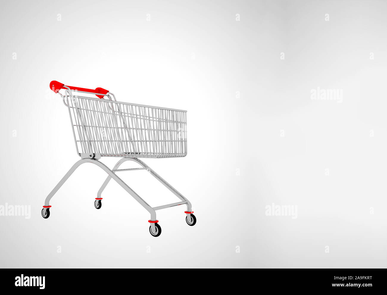 rappresentazione 3d dell'auto di mercato Foto Stock