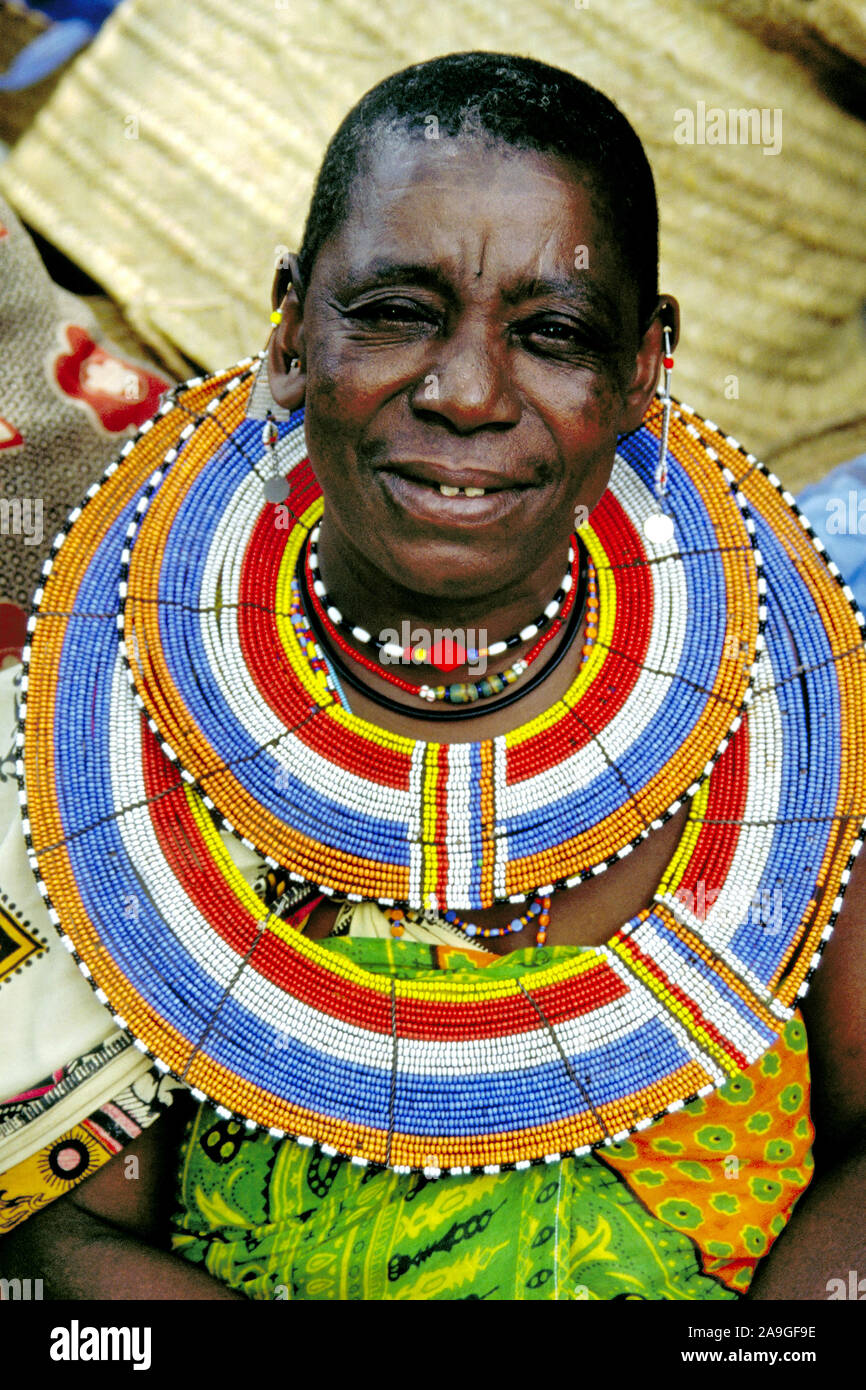 Menschen in Tanzania, Afrika, Foto Stock