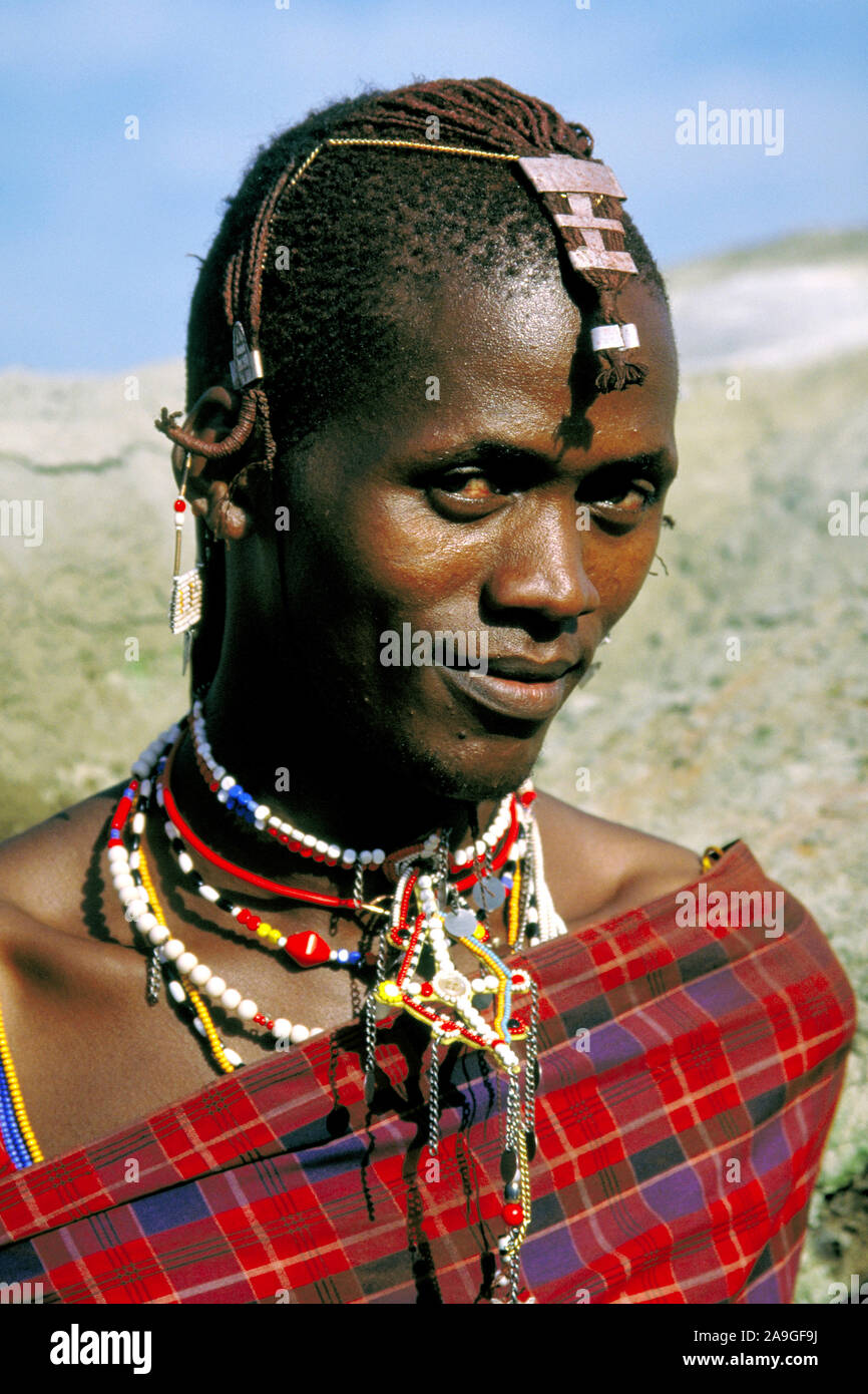 Menschen in Tanzania, Afrika, Foto Stock