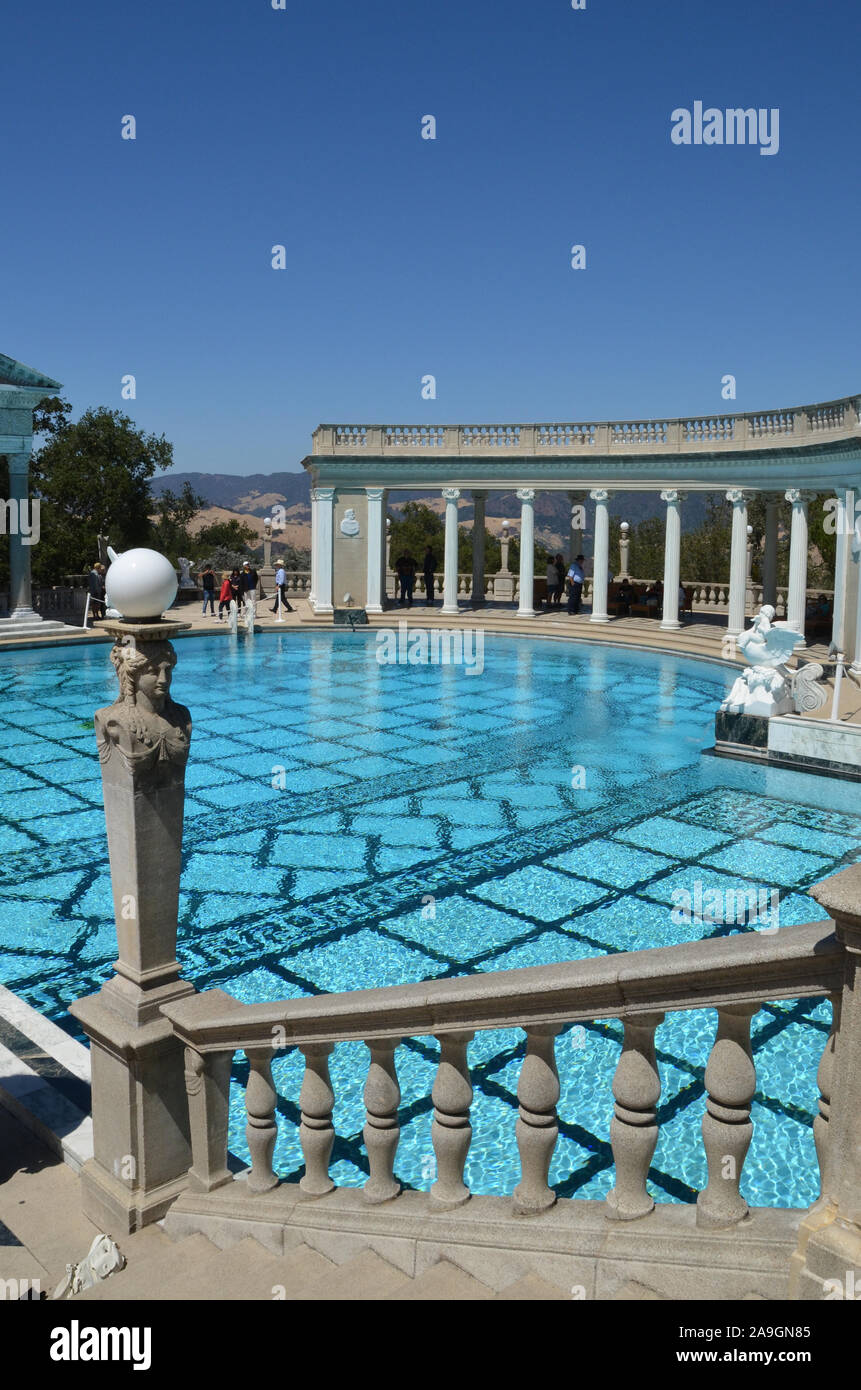 Il Castello di Hearst, CALIFORNIA, STATI UNITI D'AMERICA Foto Stock