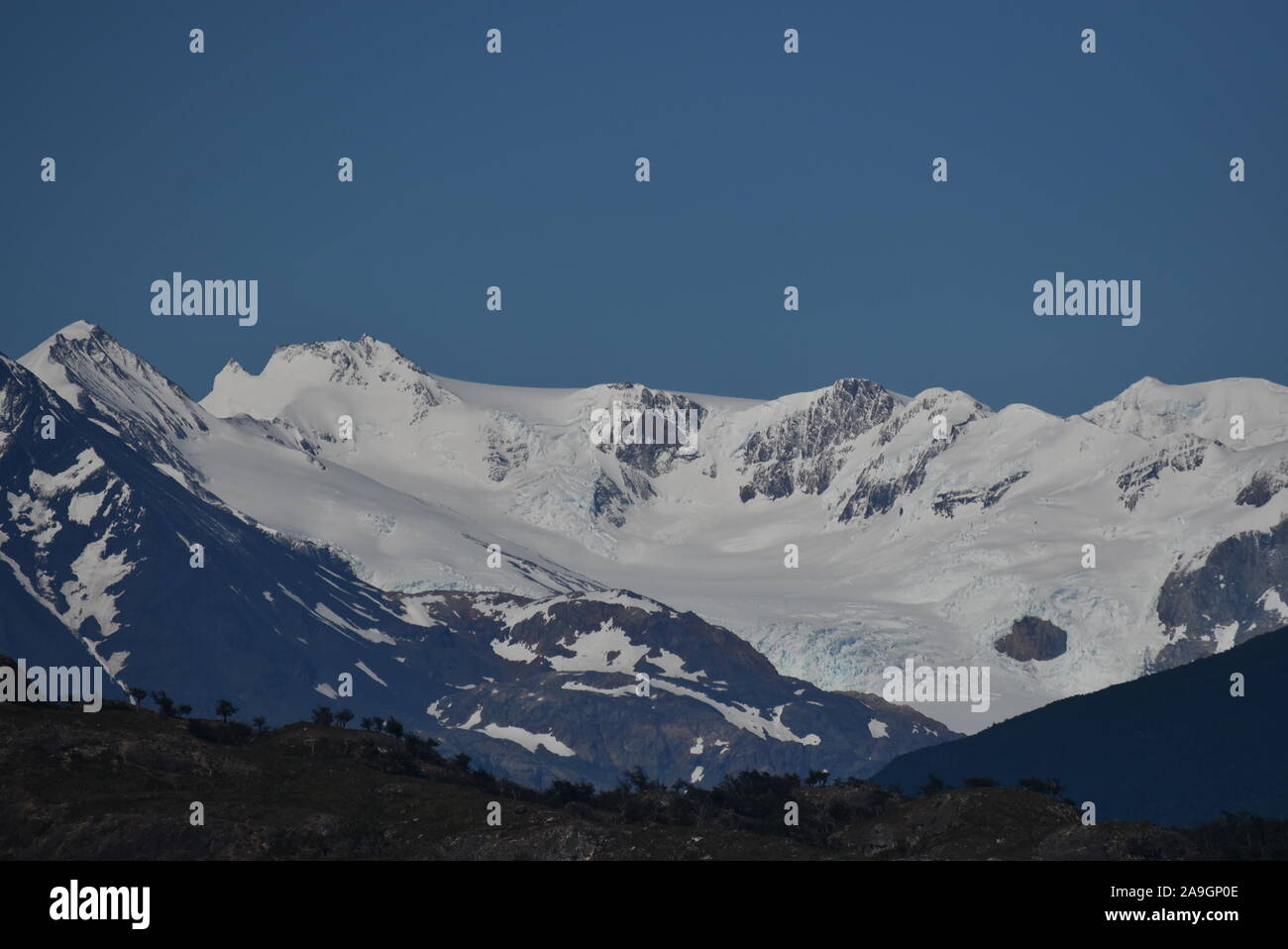 Paesaggio della Patagonia Foto Stock