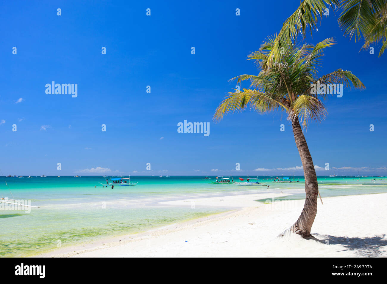 Il Boracay, Phillippinen, Insel, Strand, Offenburg, Foto Stock