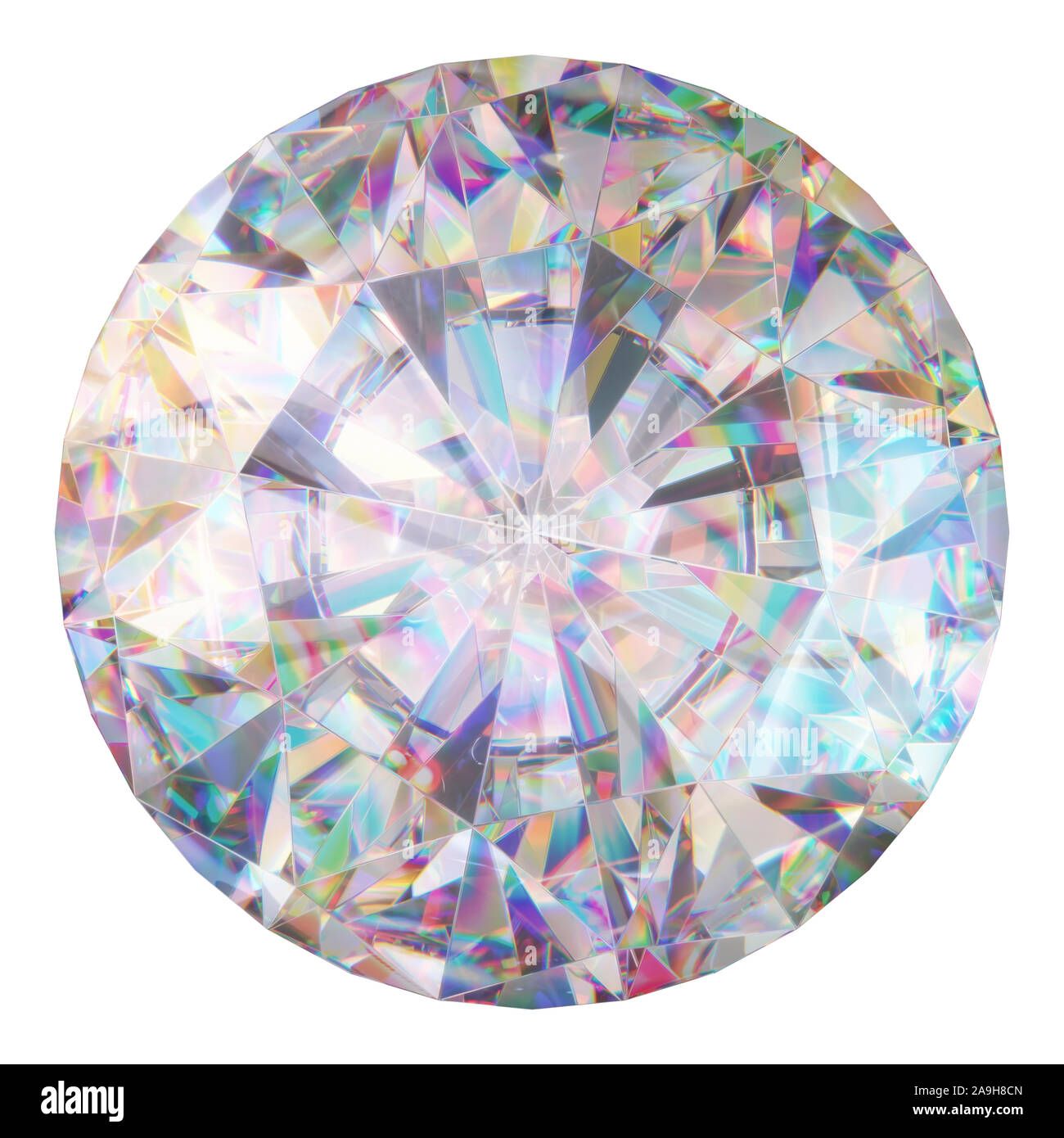 Diamanti Pietre preziose, illustrazione Foto Stock