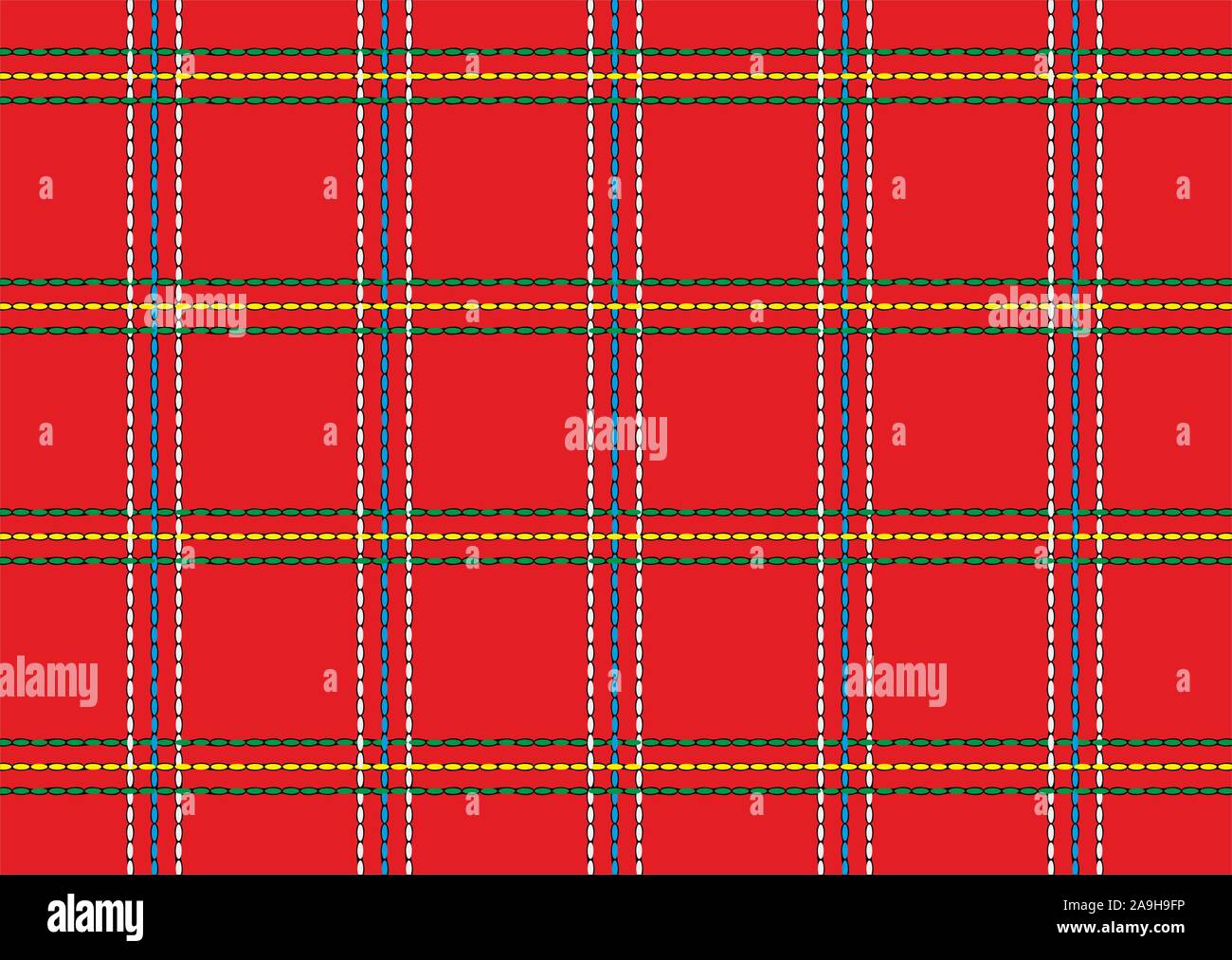 Plaid pattern. Modello per tessuti abbigliamento. Red Lumberjack. Seamless flanella tartan shirt stampa. Natale sfondo decorativo - Vettore Illustrazione Vettoriale