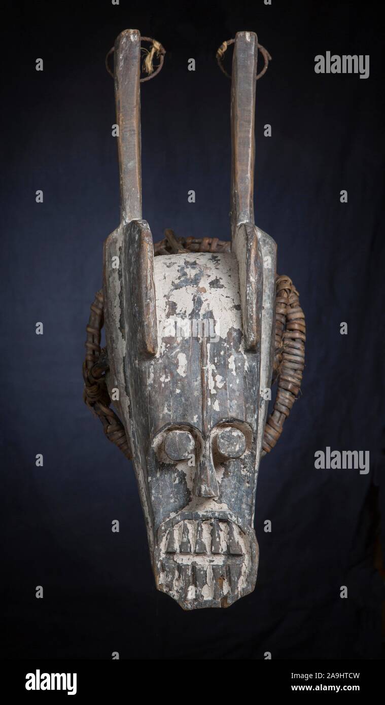 Mascherina africana, tribù Dogon del Mali Foto Stock