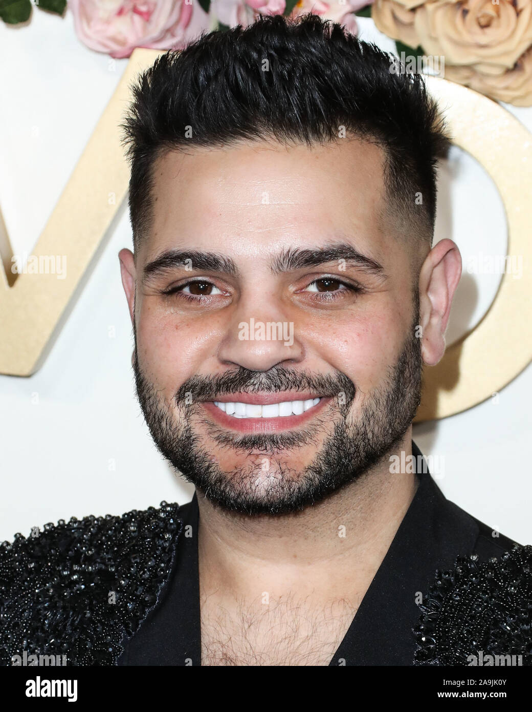 HOLLYWOOD e LOS ANGELES, CALIFORNIA, STATI UNITI D'America - 15 novembre: Michael Costello arriva alla terza edizione #REVOLVEawards 2019 tenutasi a Goya Studios il 15 novembre 2019 a Hollywood e Los Angeles, California, Stati Uniti. (Foto di Xavier COLLIN/Image Press Agency) Credito: Image Press Agency/Alamy Live News Foto Stock