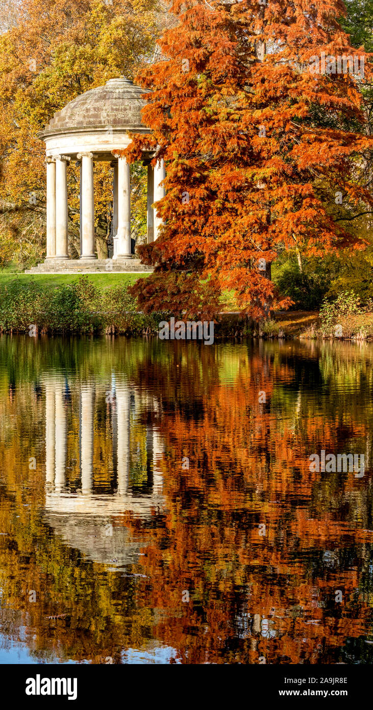 Tempio Leipniz nel Georgengarten Foto Stock