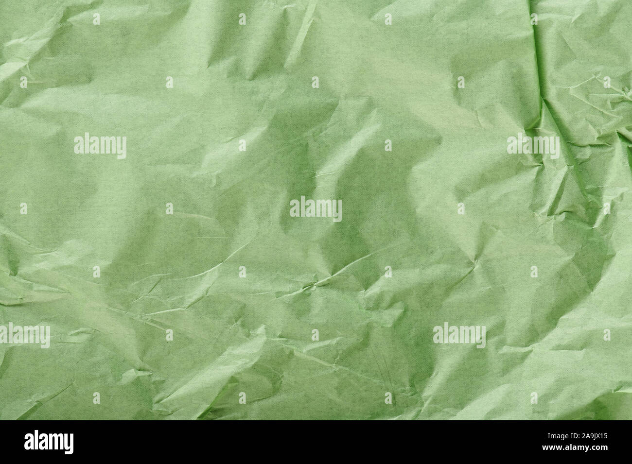 Luce verde carta kraft sfondo texture vista ravvicinata Foto Stock