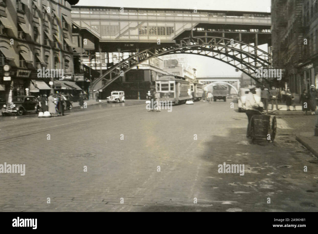 125Th Street, New York, Stati Uniti d'America Foto Stock