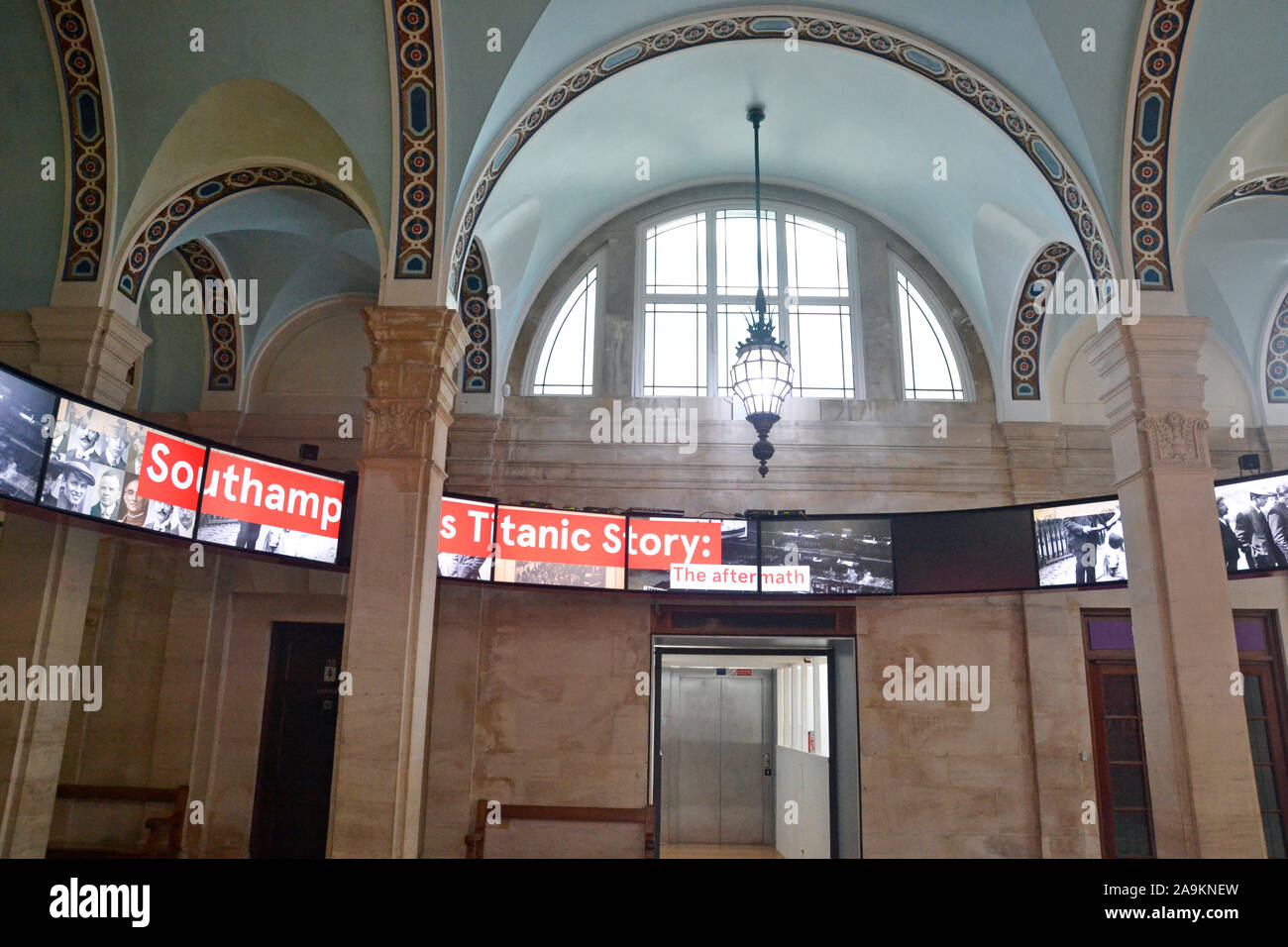 The Titanic Story, The SeaCity Museum, Southampton, Hampshire, Regno Unito Foto Stock