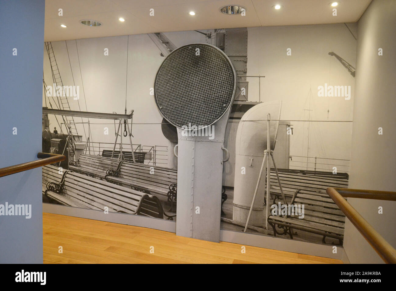 The Titanic Story, The SeaCity Museum, Southampton, Hampshire, Regno Unito Foto Stock