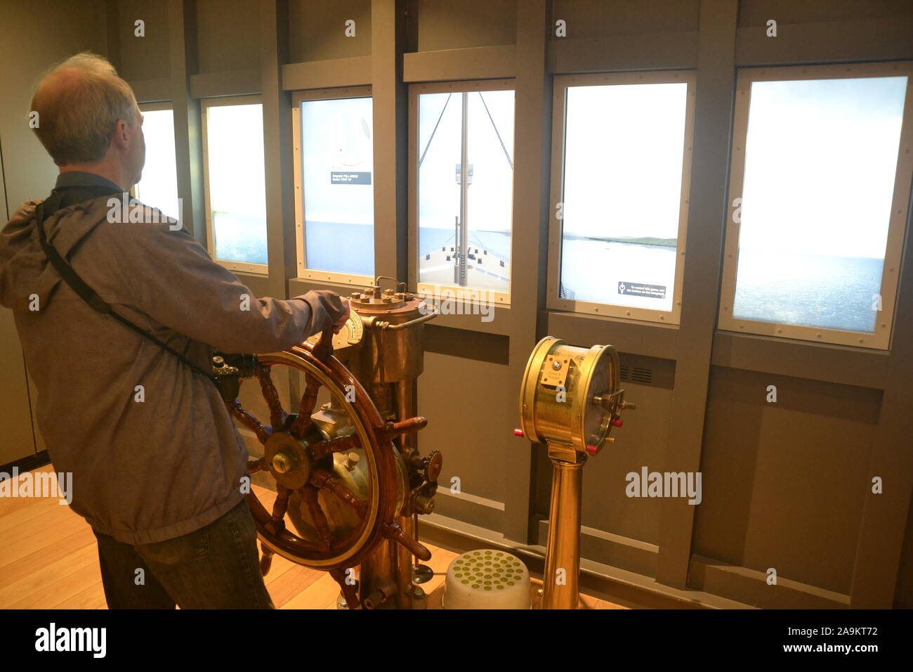 The Titanic Story, The SeaCity Museum, Southampton, Hampshire, Regno Unito Foto Stock