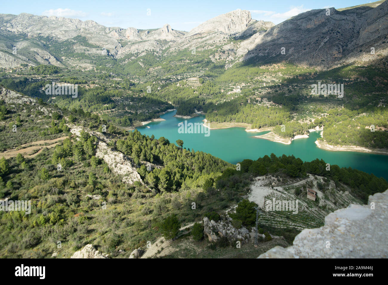 Guadalest in Spagna Foto Stock