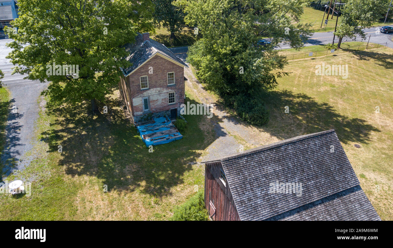 Harriet Tubman Residence dopo l'incendio, National Historic Park, Auburn e Fleming NY, STATI UNITI D'AMERICA Foto Stock