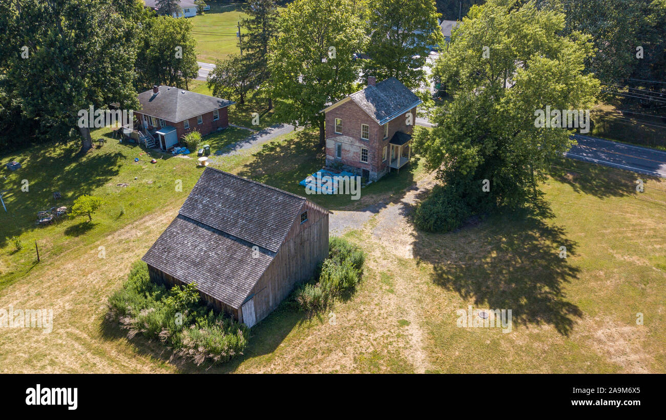 Harriet Tubman Residence dopo l'incendio, National Historic Park, Auburn e Fleming NY, STATI UNITI D'AMERICA Foto Stock