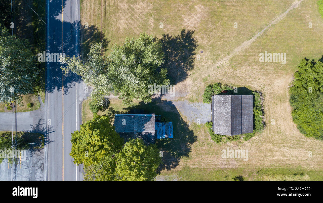 Harriet Tubman Residence dopo l'incendio, National Historic Park, Auburn e Fleming NY, STATI UNITI D'AMERICA Foto Stock