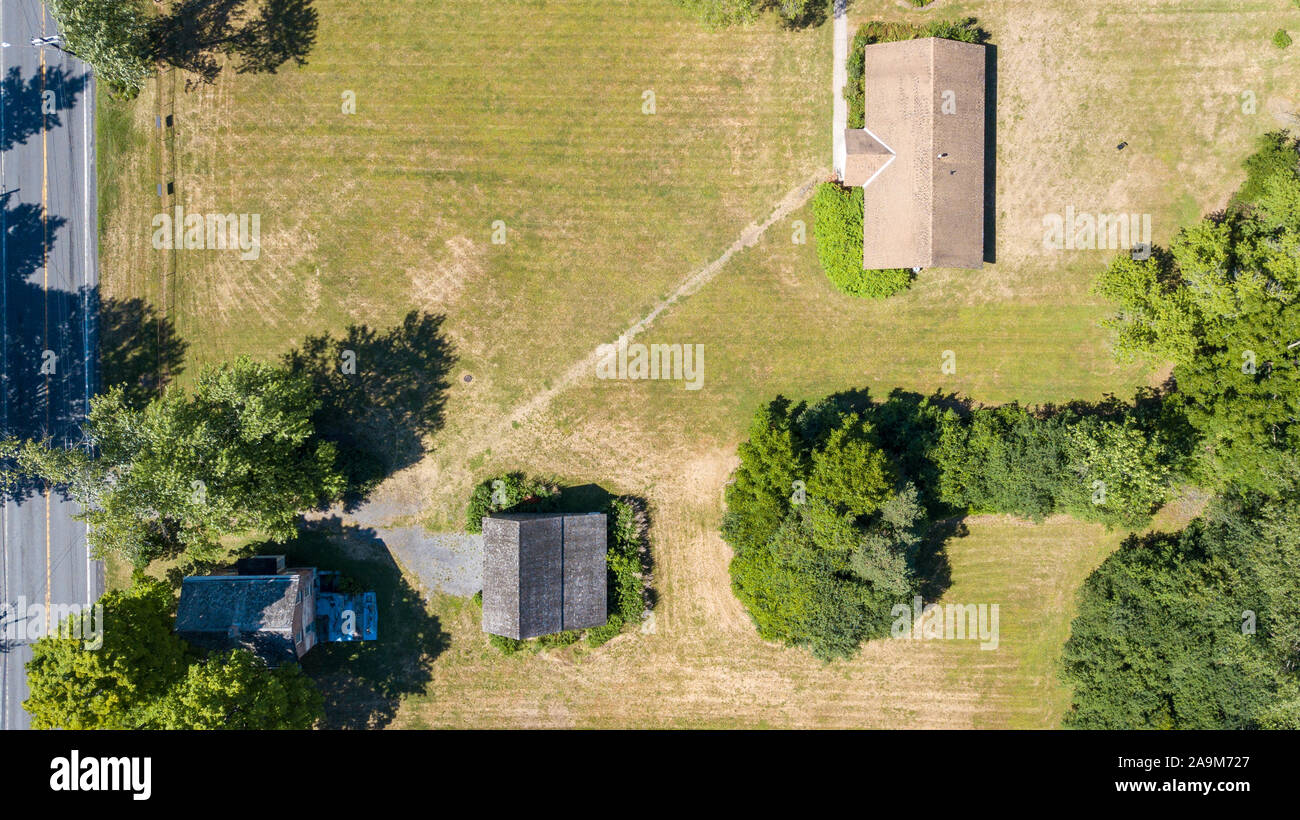 Harriet Tubman Residence dopo l'incendio, National Historic Park, Auburn e Fleming NY, STATI UNITI D'AMERICA Foto Stock