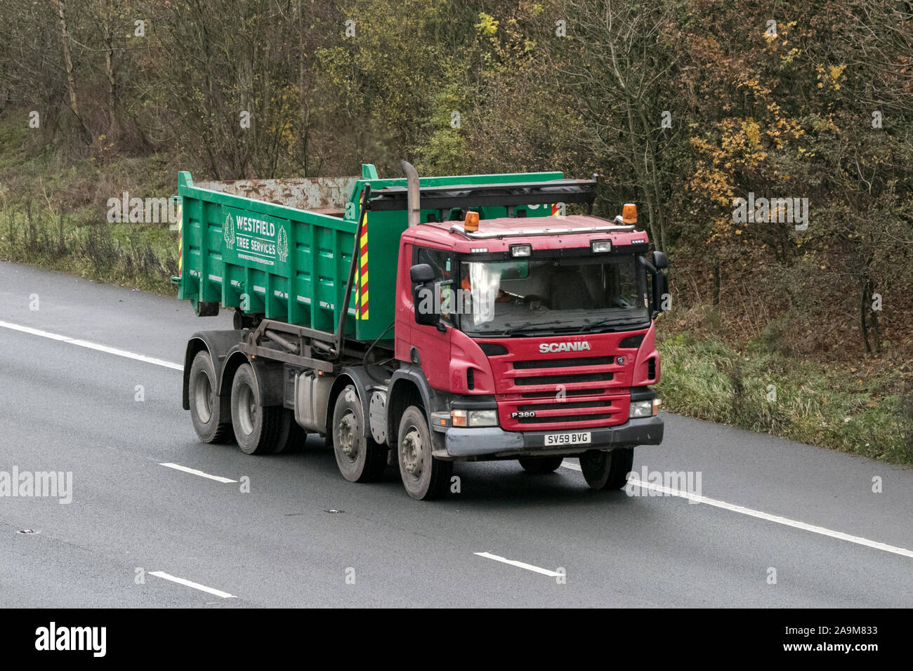 Struttura Westfiel servizi merci furgoni, camion, trasporto, carrello, operatore cargo, veicolo, i trasporti commerciali Foto Stock