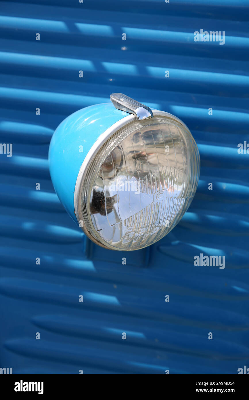 Citroen HY blu vintage van, Francia Foto Stock