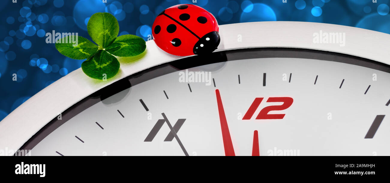 Concetto di Capodanno banner di sfondo Foto Stock