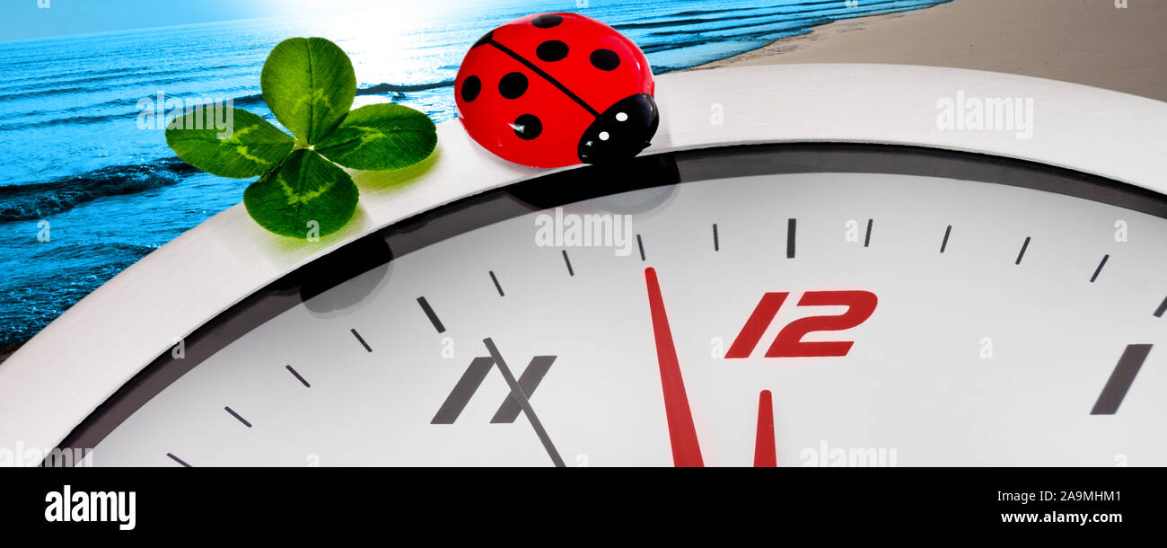 Concetto di Capodanno banner di sfondo Foto Stock