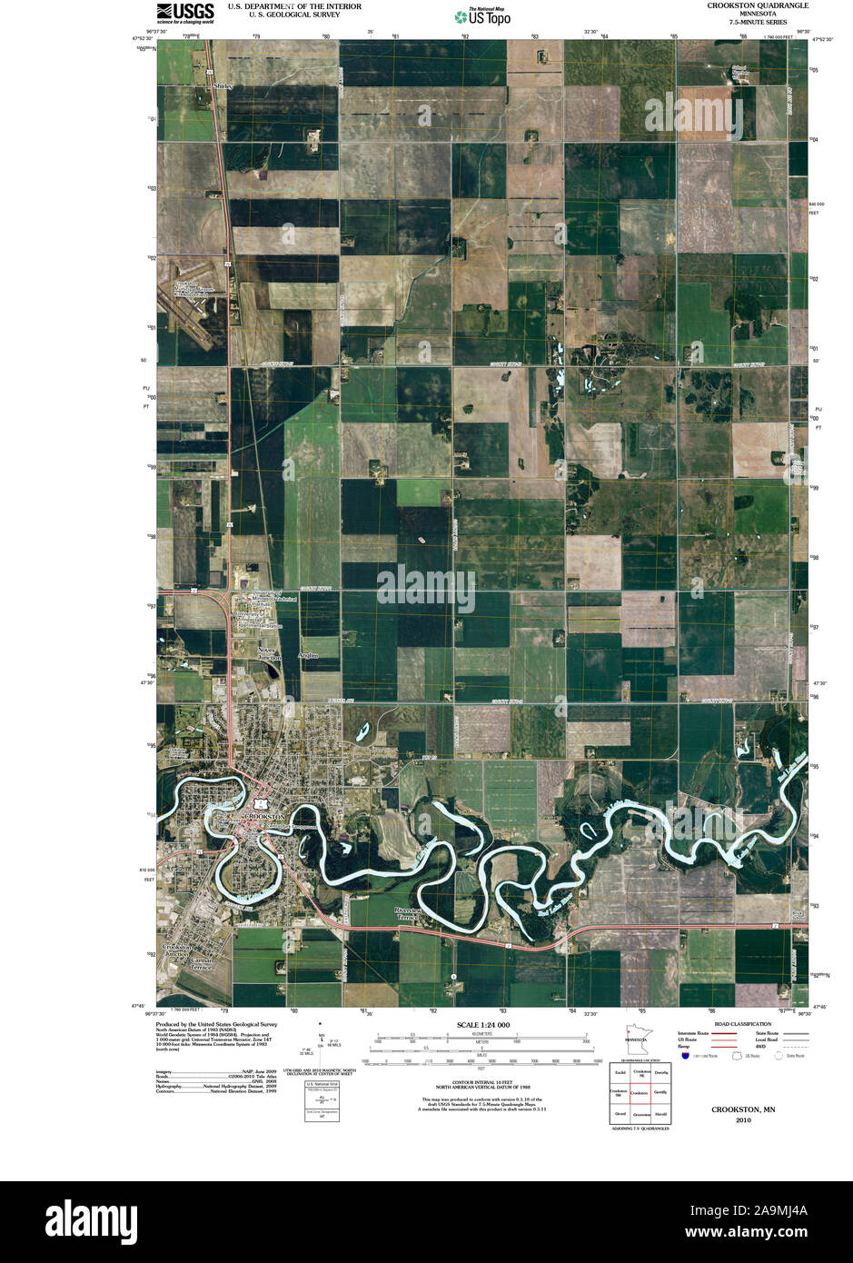 Mappa di crookston immagini e fotografie stock ad alta risoluzione Alamy
