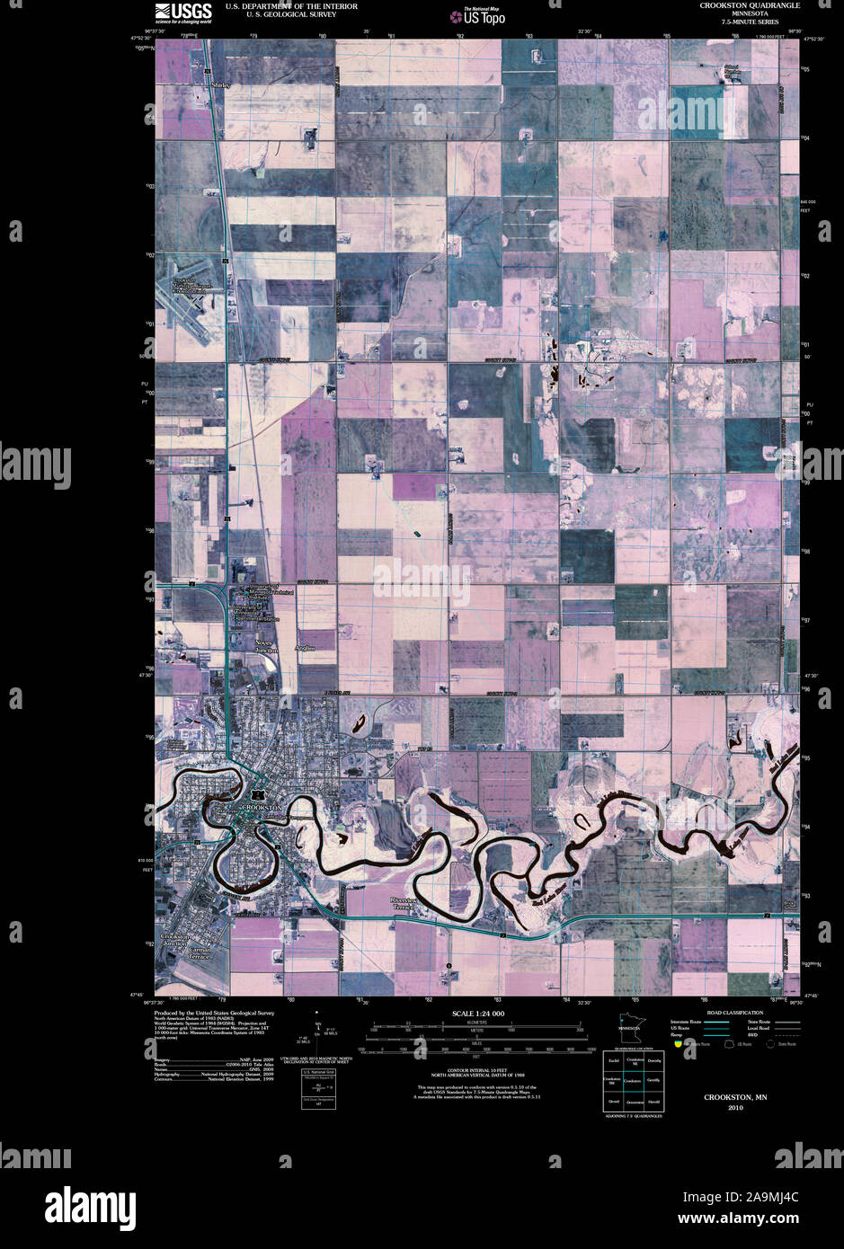 Mappa di crookston immagini e fotografie stock ad alta risoluzione Alamy