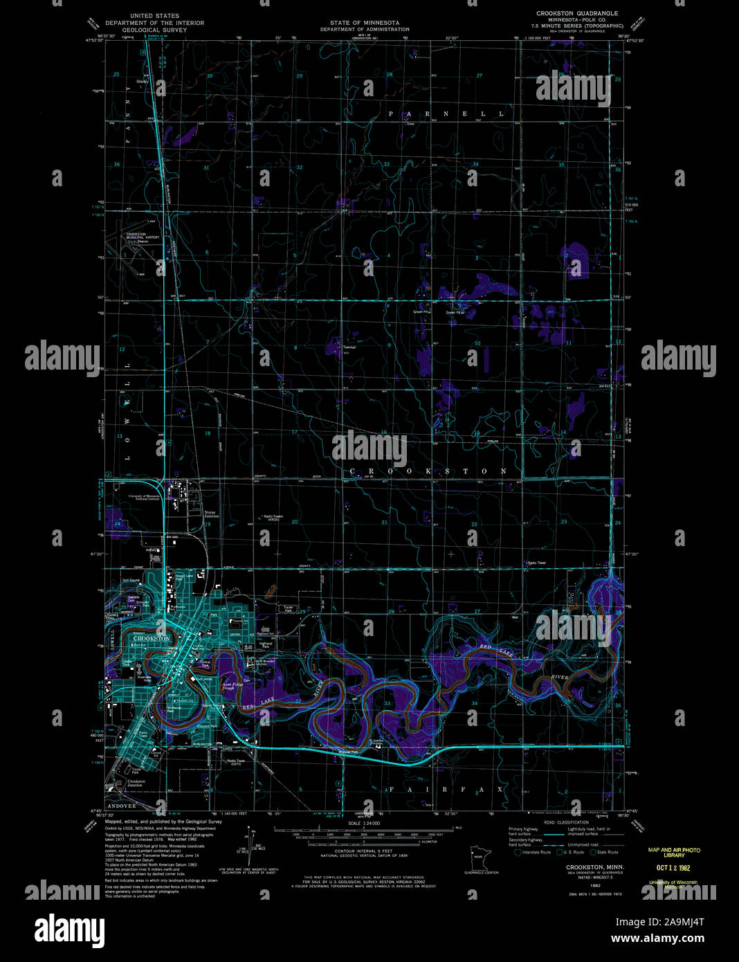 Mappa di crookston immagini e fotografie stock ad alta risoluzione Alamy