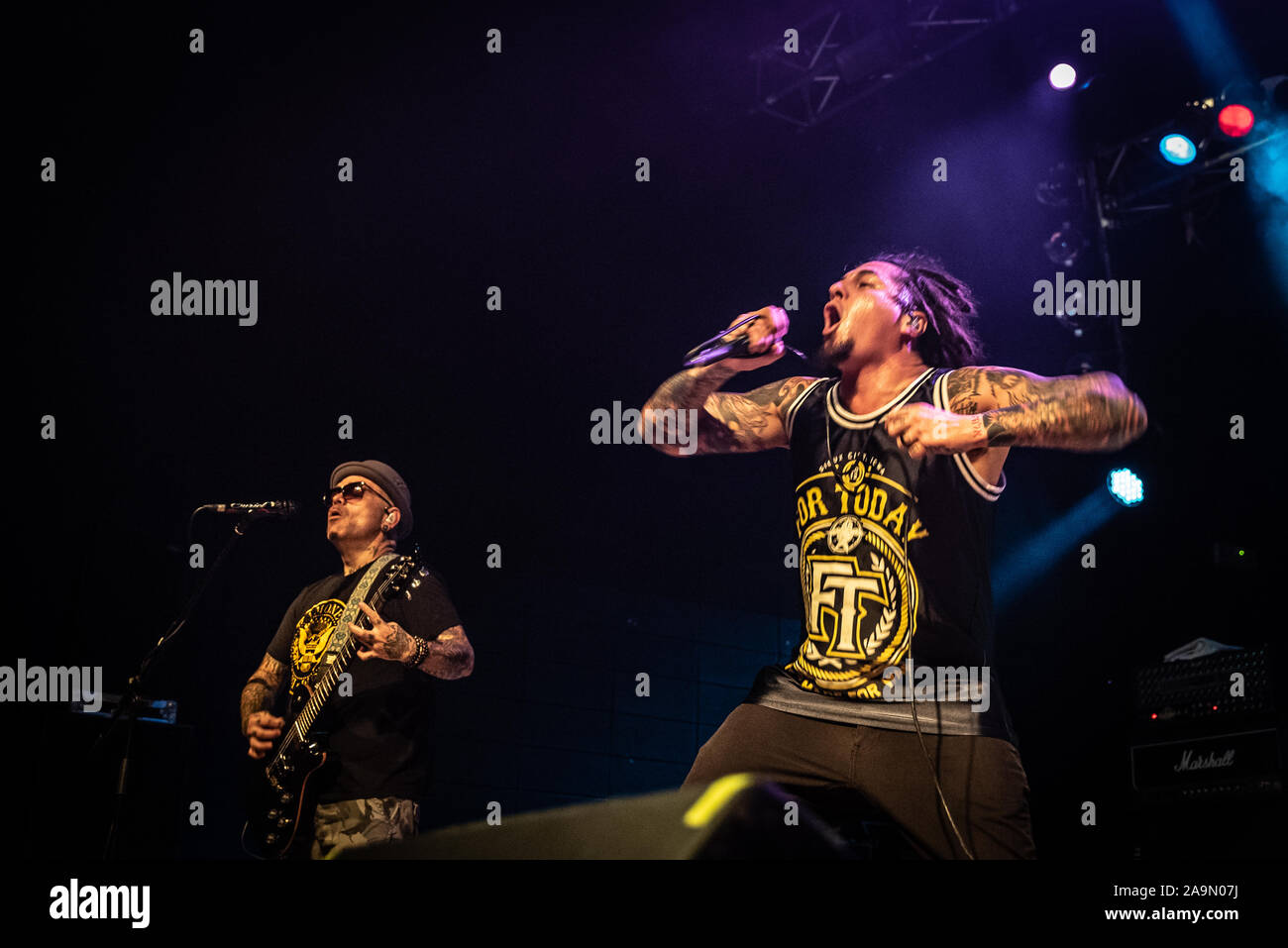 Milano, Italia. Il 14 novembre 2019. American Christian nu metal band P.O.D. esegue a Live Music Club. Brambilla Simone Fotografia Live News Foto Stock