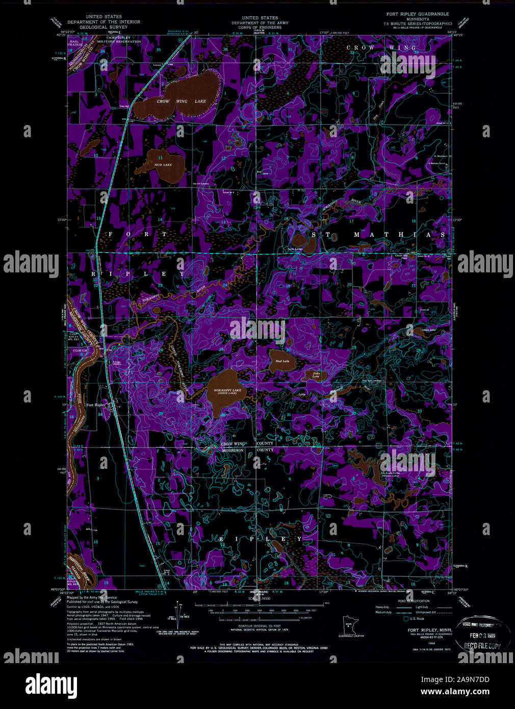 Mappa di fort ripley immagini e fotografie stock ad alta risoluzione ...