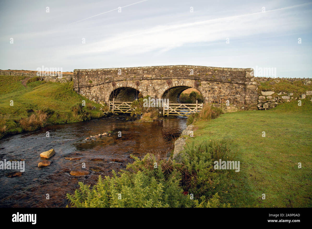 Dartmoor Bridge. Foto Stock