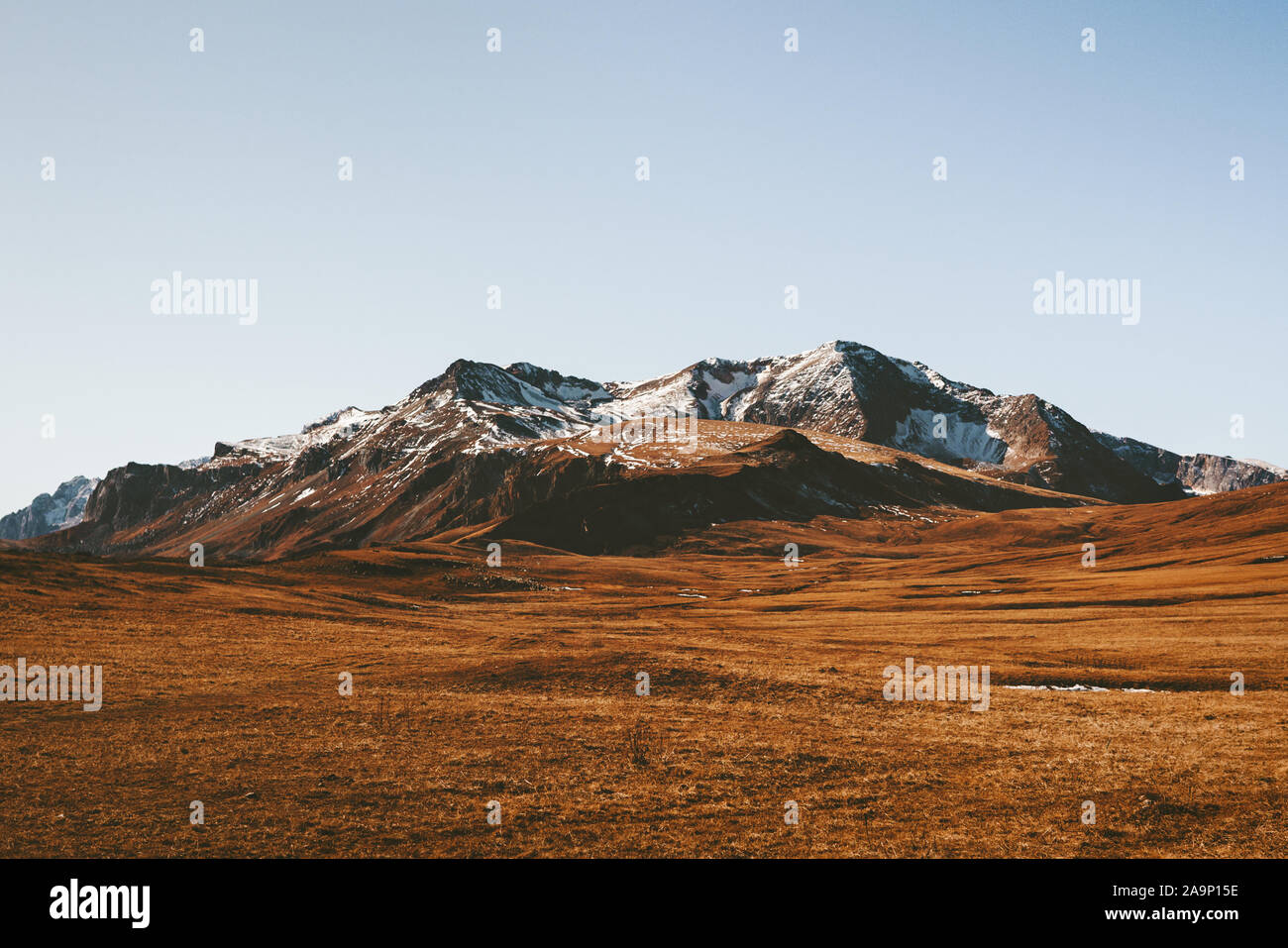 Paesaggio di montagna stagione autunnale scenario mountainscape Foto Stock