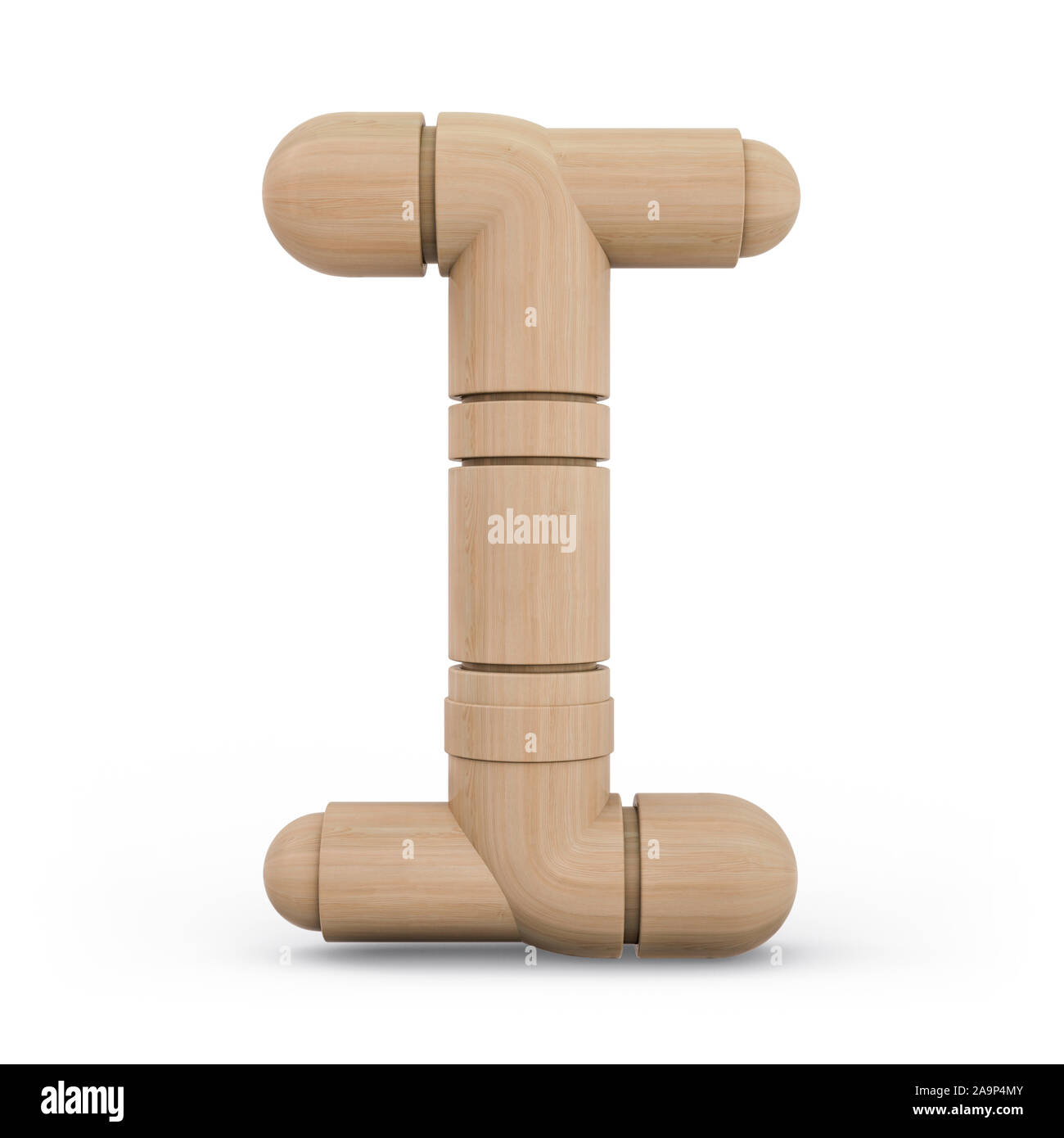 70 LETTERE MAIUSCOLE In Legno Alfabeto Artigianato Set Di Caratteri