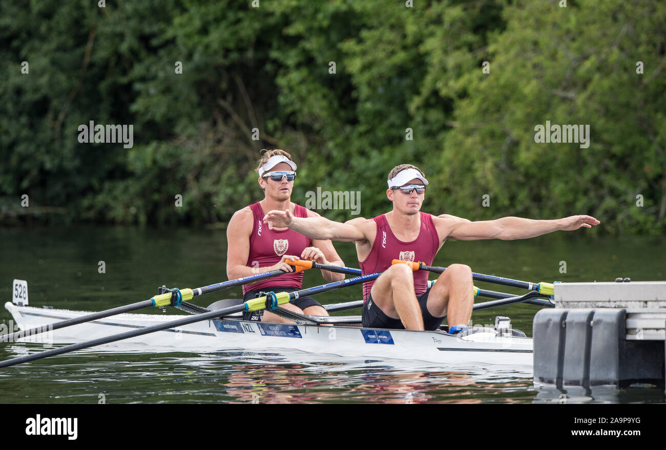 Henley-on-Thames. Regno Unito. Doppio skiff Challenge Cup. Waiariki RC NZL.NZL M2X. prua. Giovanni Storia e Chris Harris. 2017 Henley Royal Regatta, Henley raggiungere, sul fiume Tamigi. 17:26:38 Sabato 01/07/2017 [Obbligatorio di credito. Peter SPURRIER/Intersport immagini. Foto Stock Henley-on-Thames. Regno Unito. Doppio skiff Challenge Cup. Waiariki RC NZL.NZL M2X. prua. Giovanni Storia e Chris Harris. 2017 Henley Royal Regatta, Henley raggiungere, sul fiume Tamigi. 17:26:38 Sabato 01/07/2017 [Obbligatorio di credito. Peter SPURRIER/Intersport immagini. Foto Stock