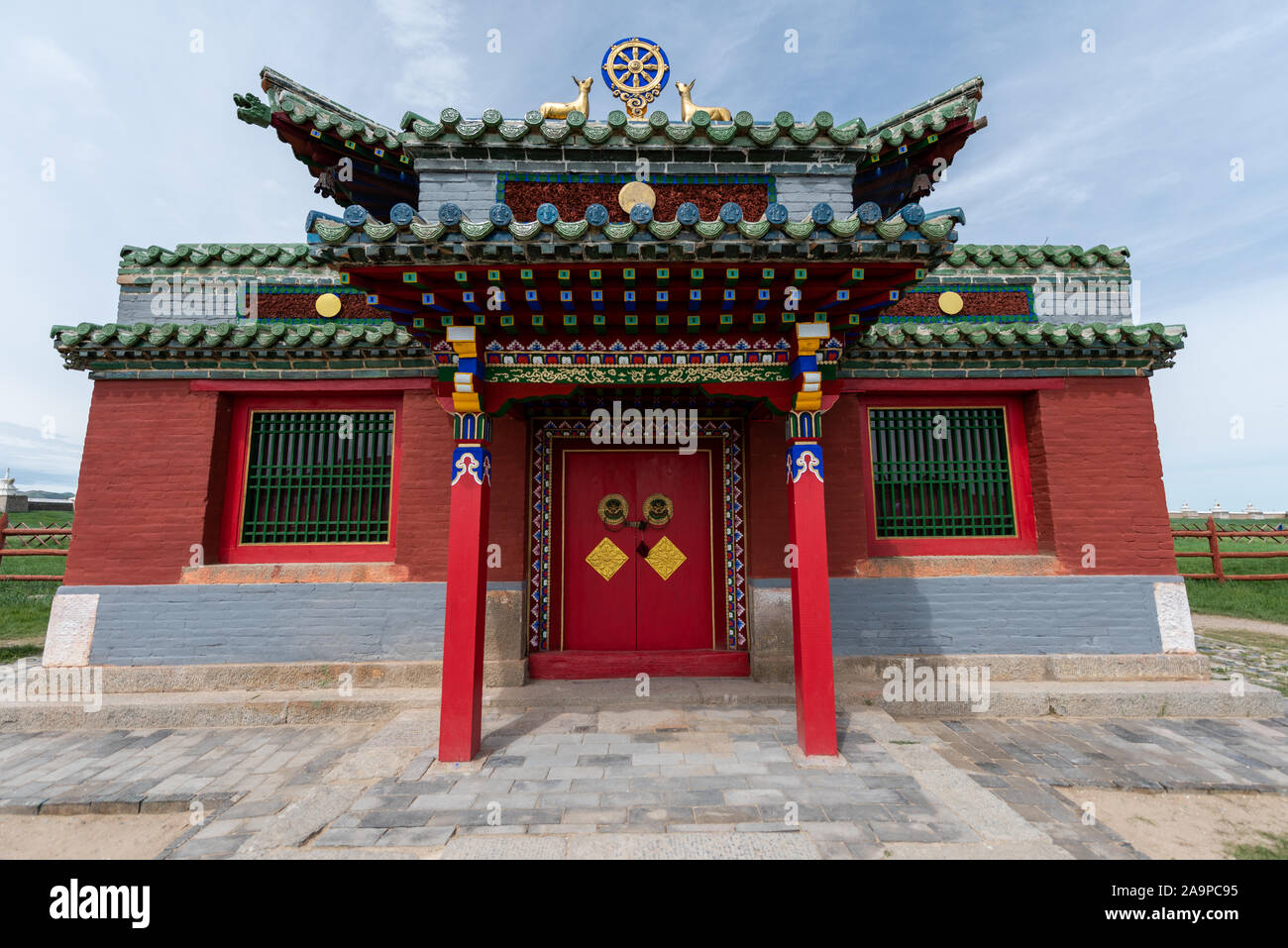 Monastero di Erdene Zuu a Kharkhorin, Mongolia Foto Stock