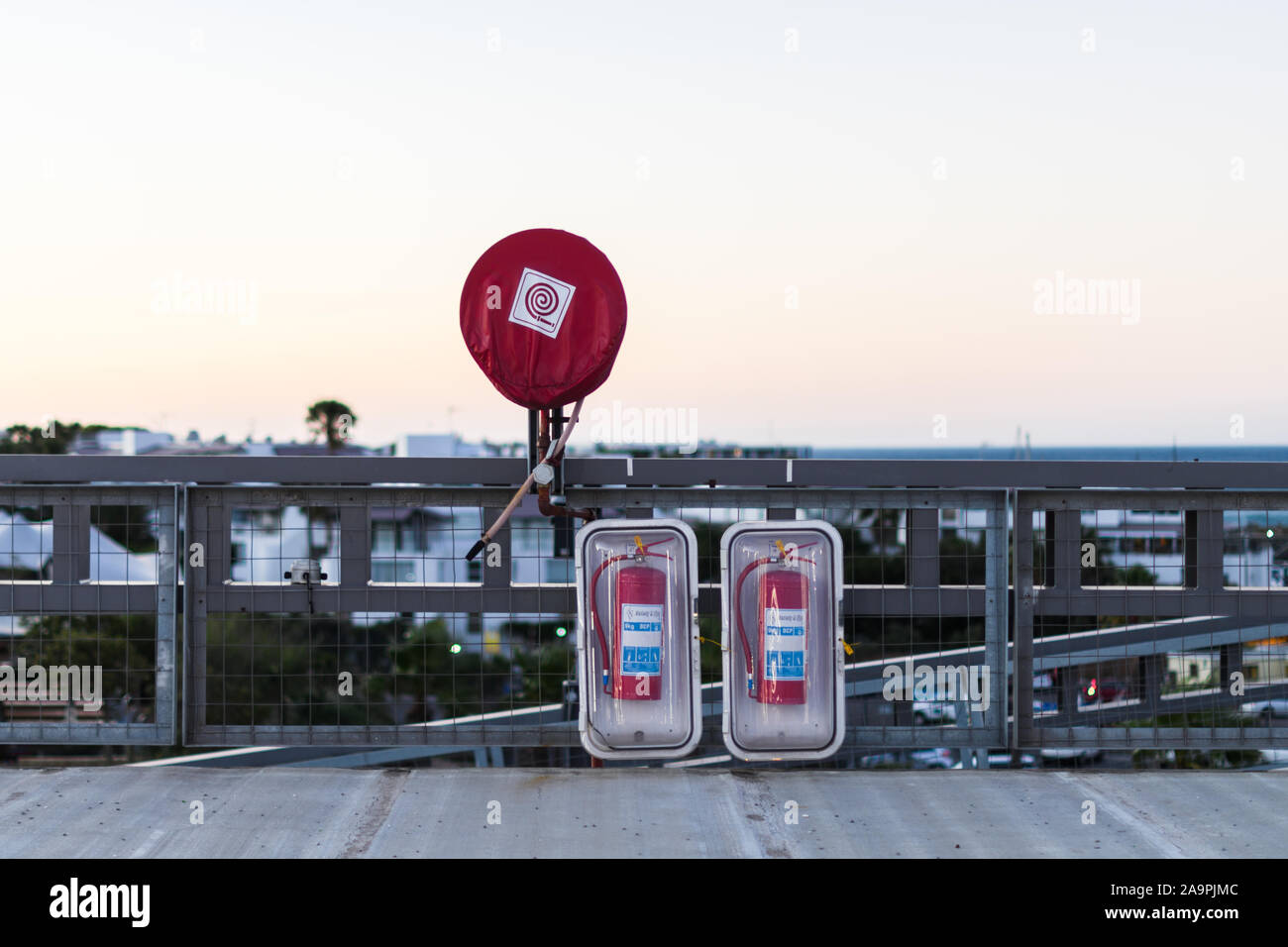 Equipaggiamento antincendio Foto Stock