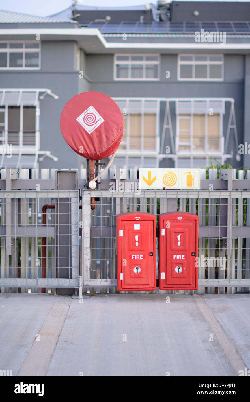 Equipaggiamento antincendio Foto Stock