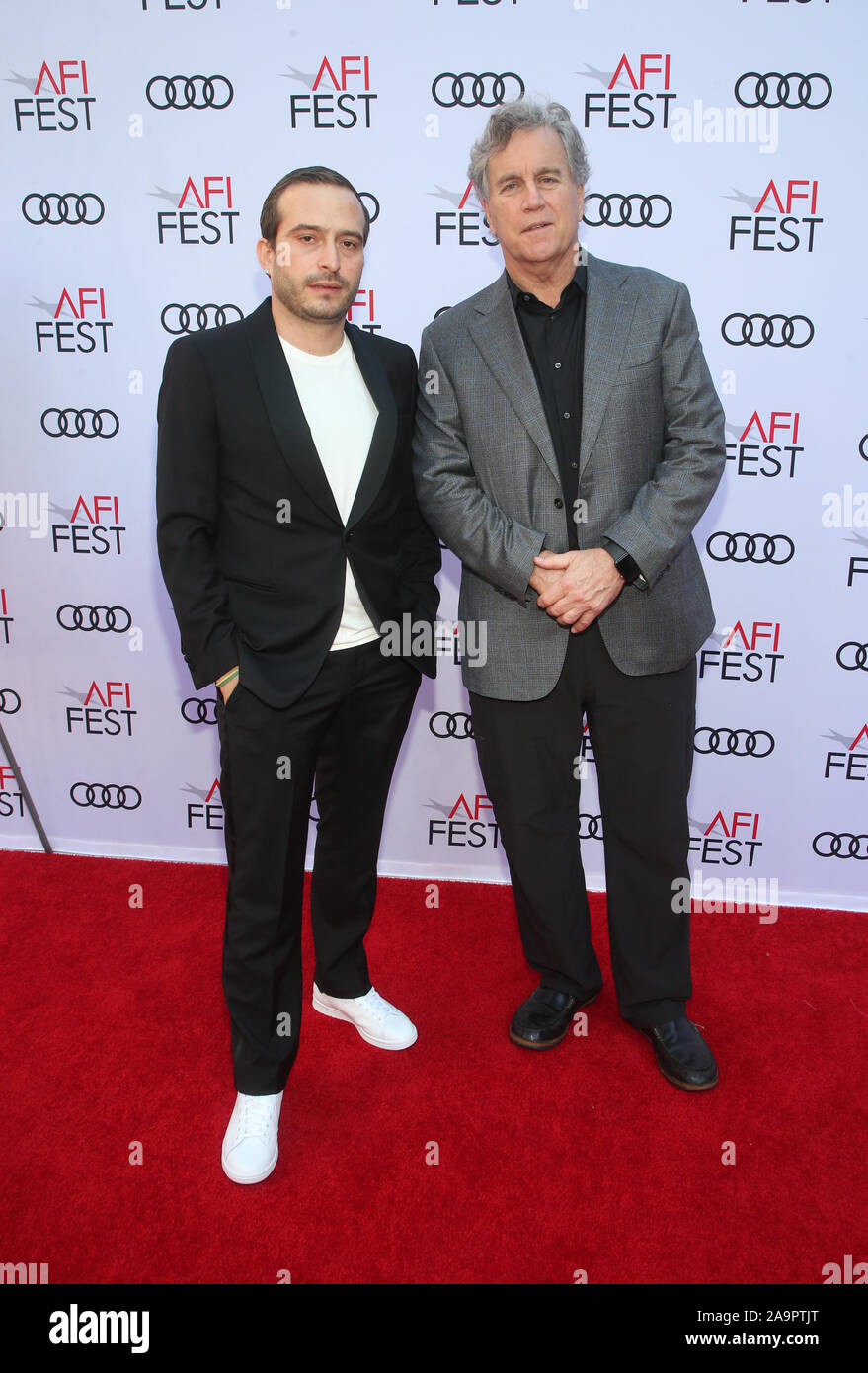 Hollywood, California, USA. 16 Nov 2019. Simone Gattoni, Tom Bernard, a TCL Teatro Cinese a TCL Chinese Theatre in Hollywood, la California il 16 novembre 2019. Credit Faye Sadou/MediaPunch Credito: MediaPunch Inc/Alamy Live News Foto Stock