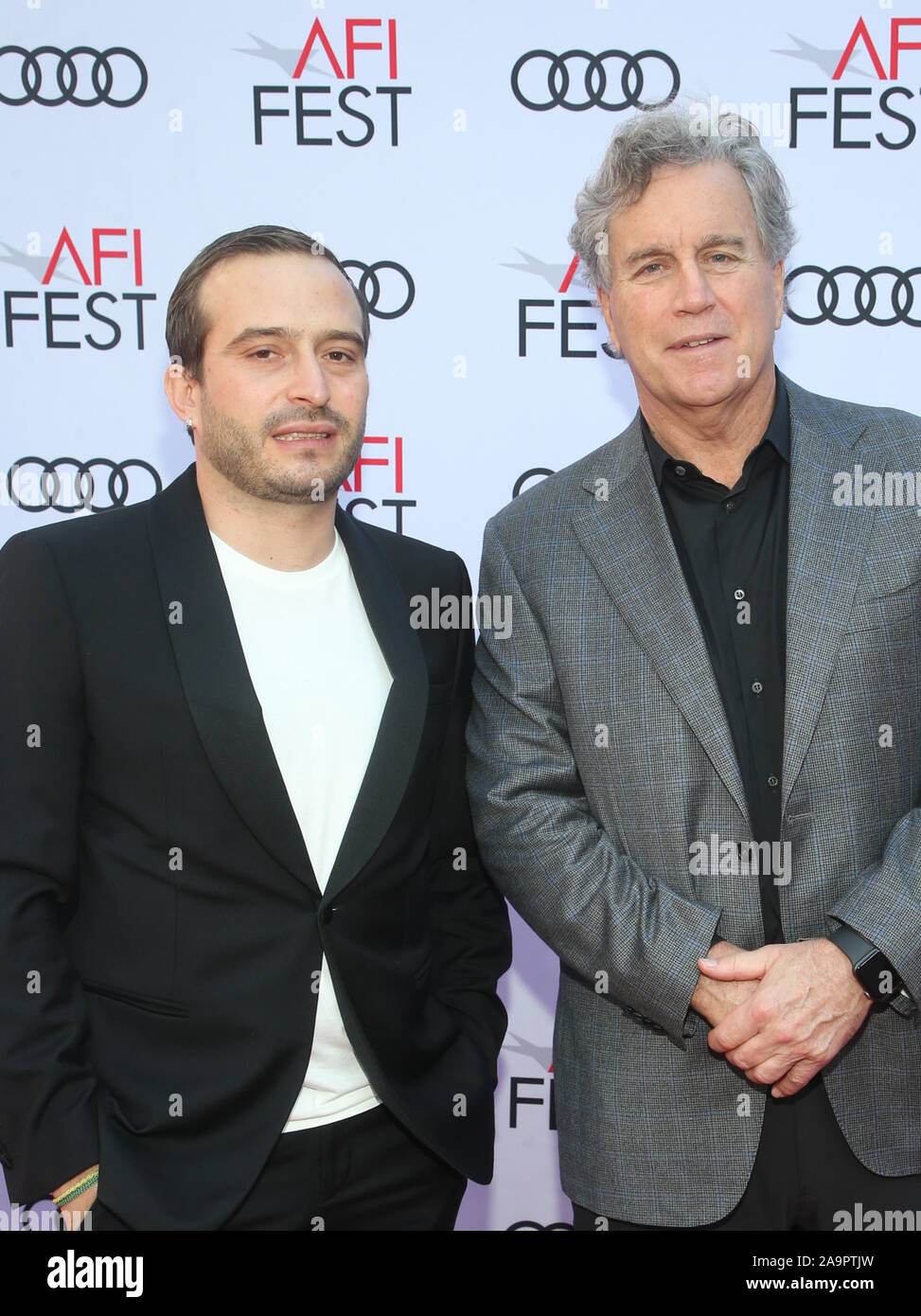 Hollywood, California, USA. 16 Nov 2019. Simone Gattoni, Tom Bernard, a TCL Teatro Cinese a TCL Chinese Theatre in Hollywood, la California il 16 novembre 2019. Credit Faye Sadou/MediaPunch Credito: MediaPunch Inc/Alamy Live News Foto Stock