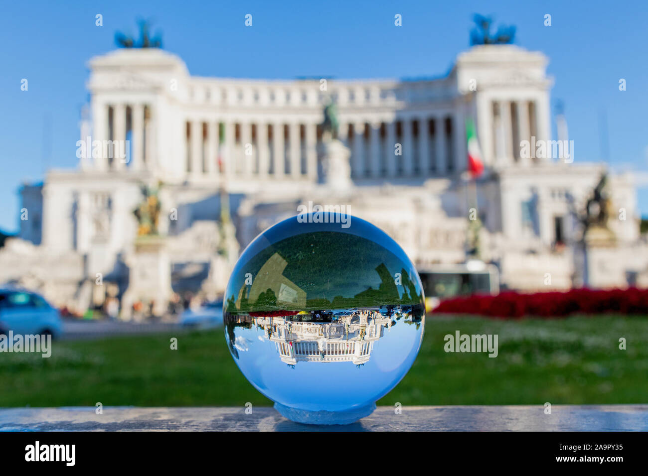 Il Victorian racchiuso in una sfera. Foto Stock
