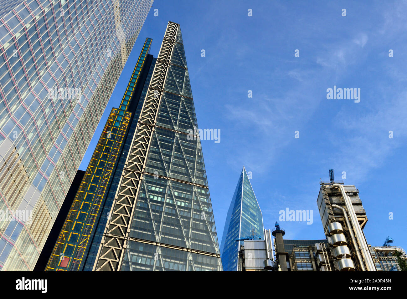 Città di Londra, Square Mile, il Quartiere Finanziario, Regno Unito Foto Stock