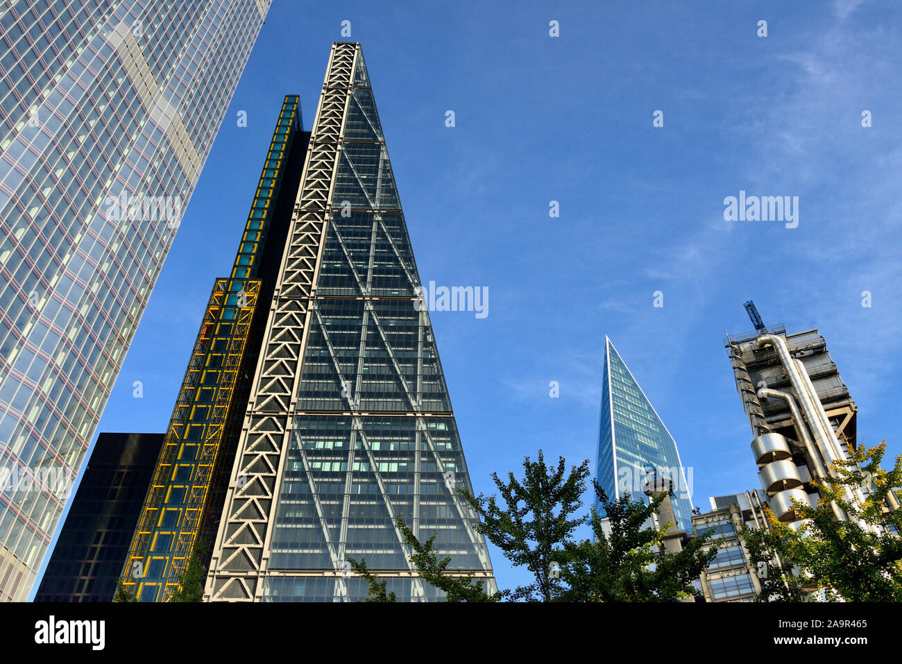 Città di Londra, Square Mile, il Quartiere Finanziario, Regno Unito Foto Stock